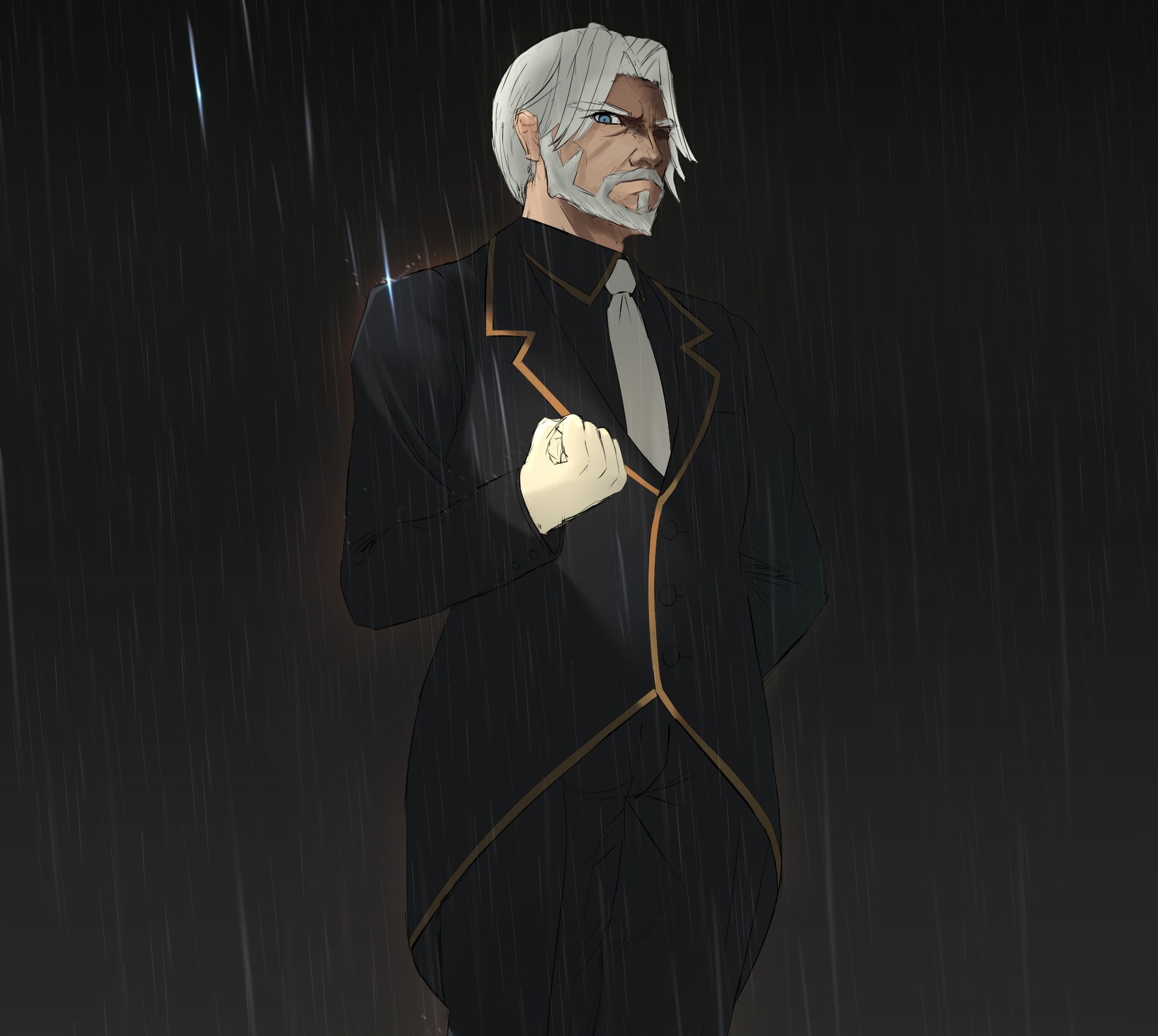 Sebas Tian, 1080P, Overlord, Anime, HD Wallpaper