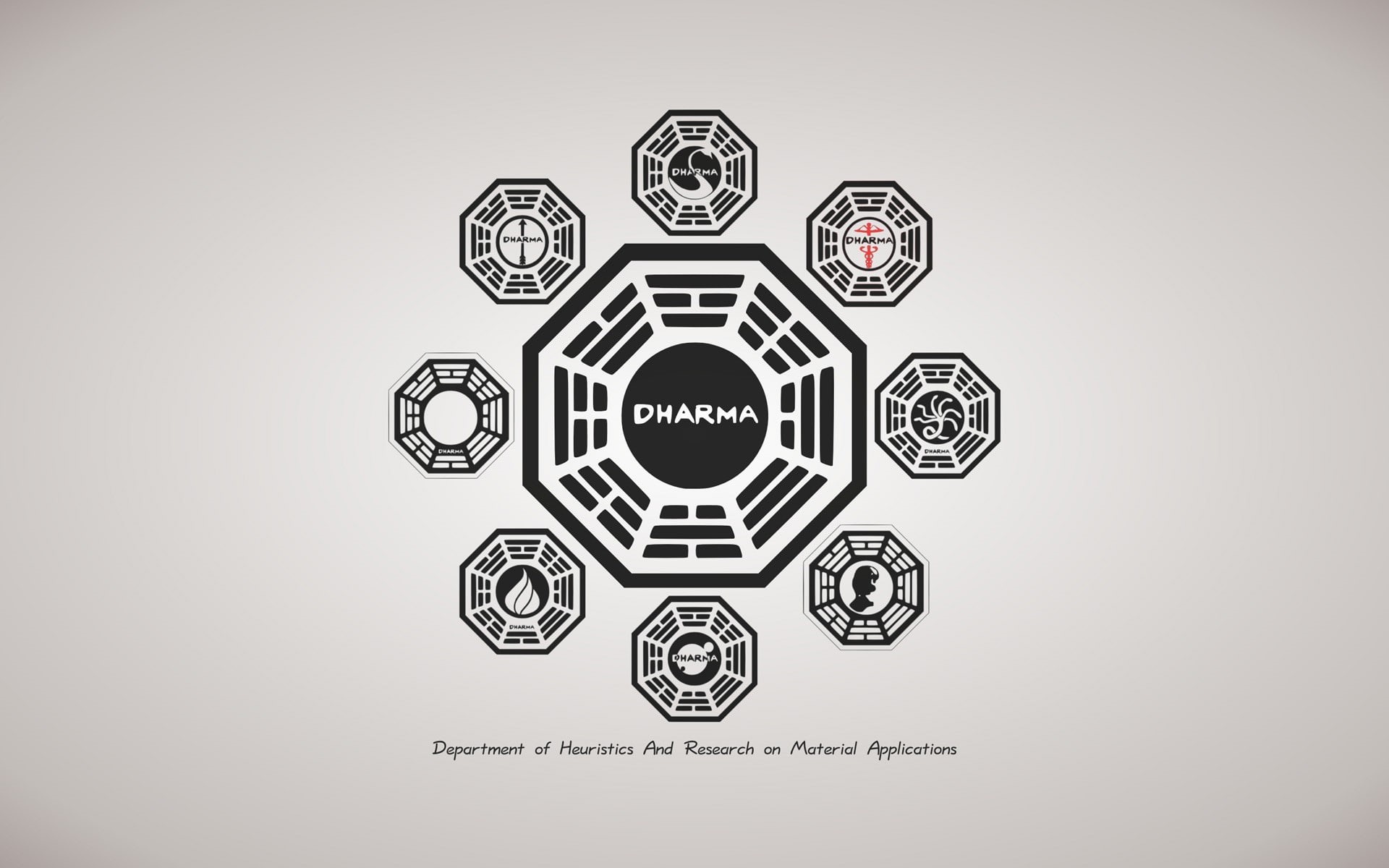 art, dharma, concept, 1080P, lost, HD Wallpaper