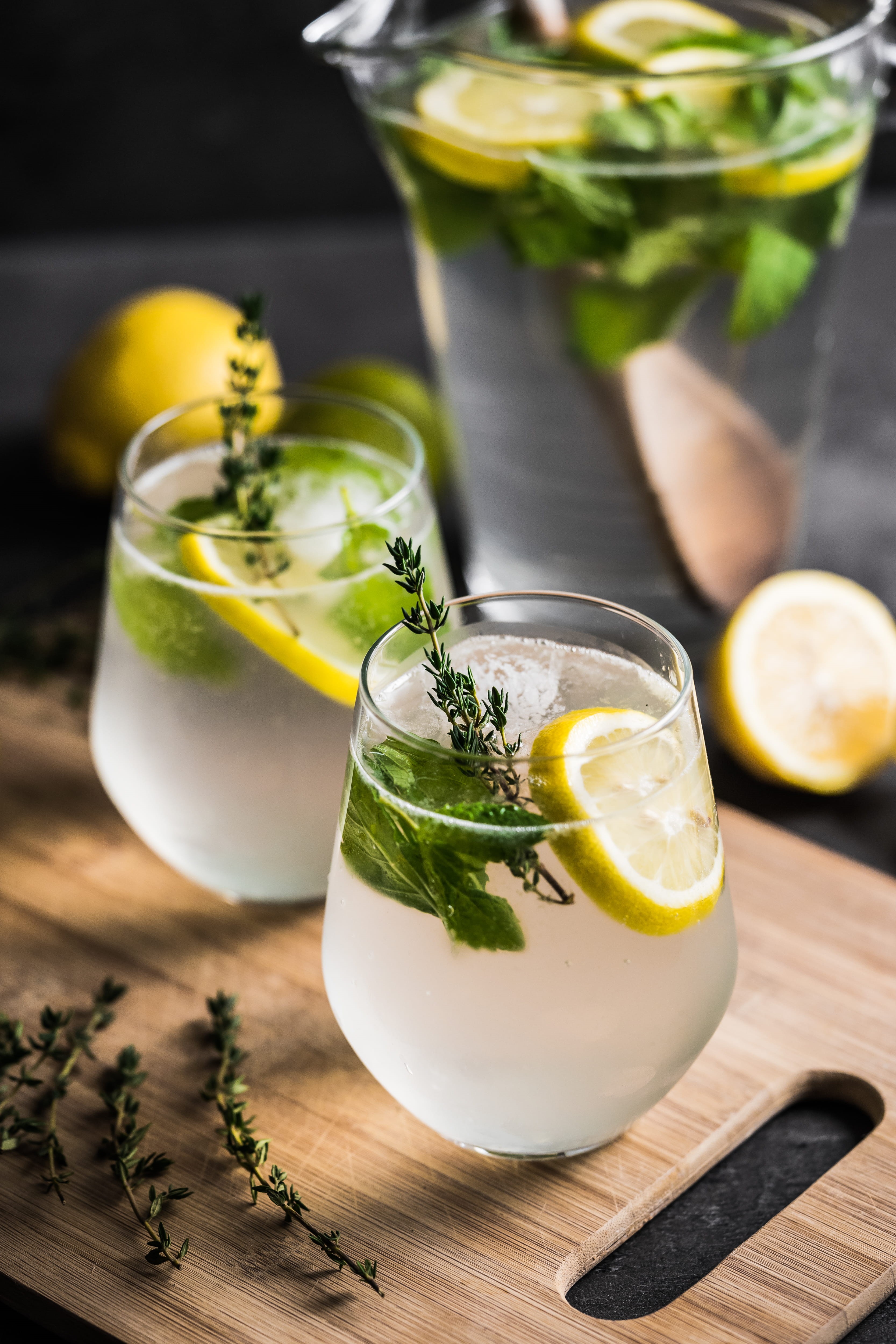 drink, citrus fruit, mint, cocktail, household equipment, wellbeing, kitchen, mojito, still life, lemonade, homemade, healthy eating, glass, thirsty, fruit, Phone HD Wallpaper