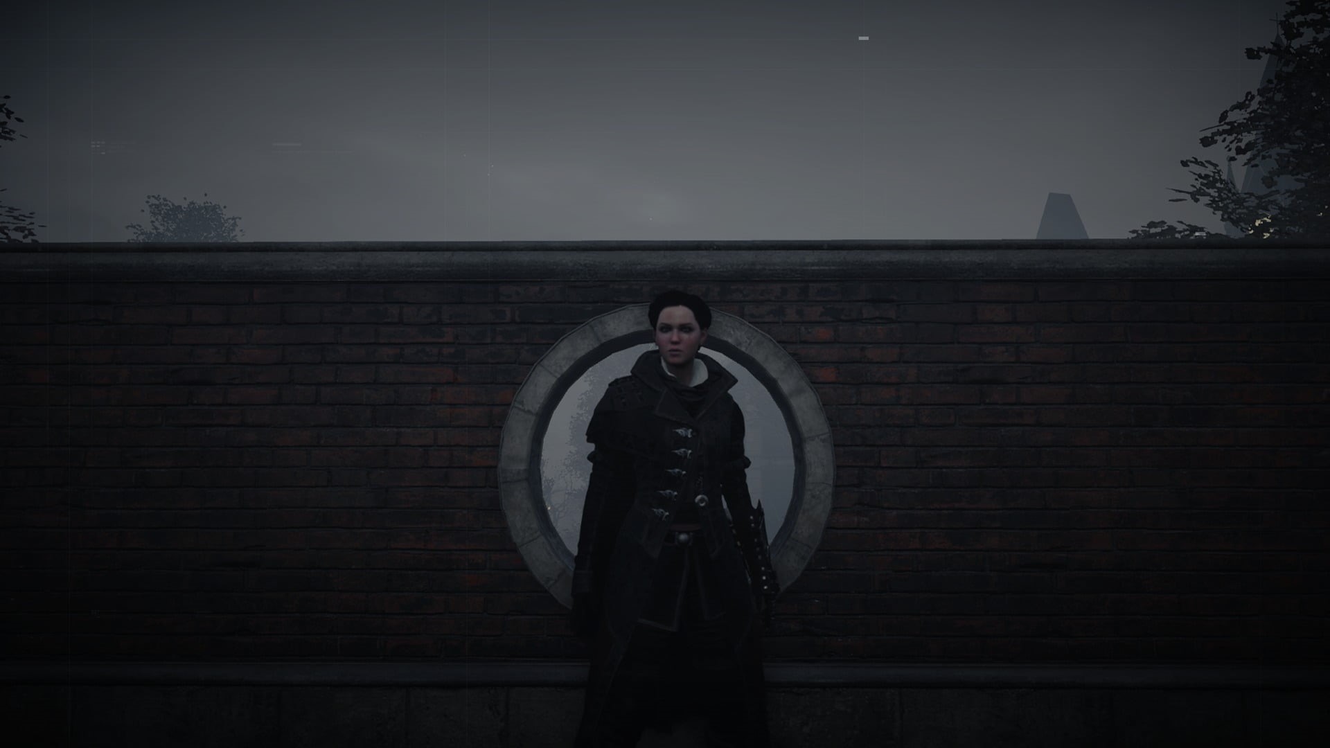 dark, built structure, standing, portrait, Assasins Creed Syndicate, nature, 1080P, real people, building exterior, clothing, black, one person, abstergo, HD Wallpaper