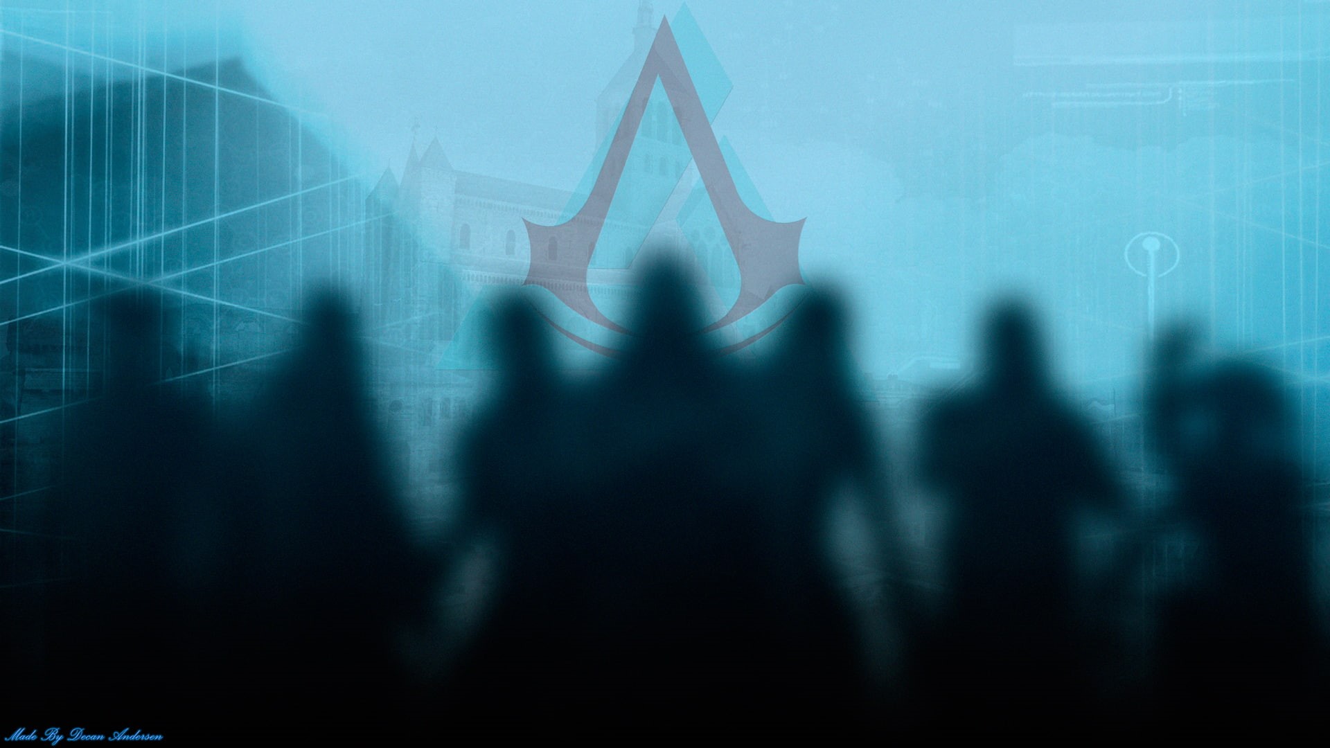 assassin, silhouette, males, digital, body part, 1080P, architecture, adult, focus on shadow, human limb, leaving, dark, human hand, business, HD Wallpaper