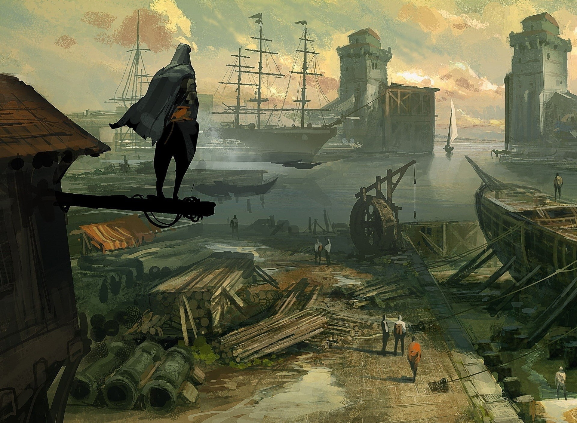 Video Games, video, aircraft, creed, 720P, art, revelations, hd, games, Assassins Creed, concepts, pc, assassins, assasins, concept, artwork, HD Wallpaper
