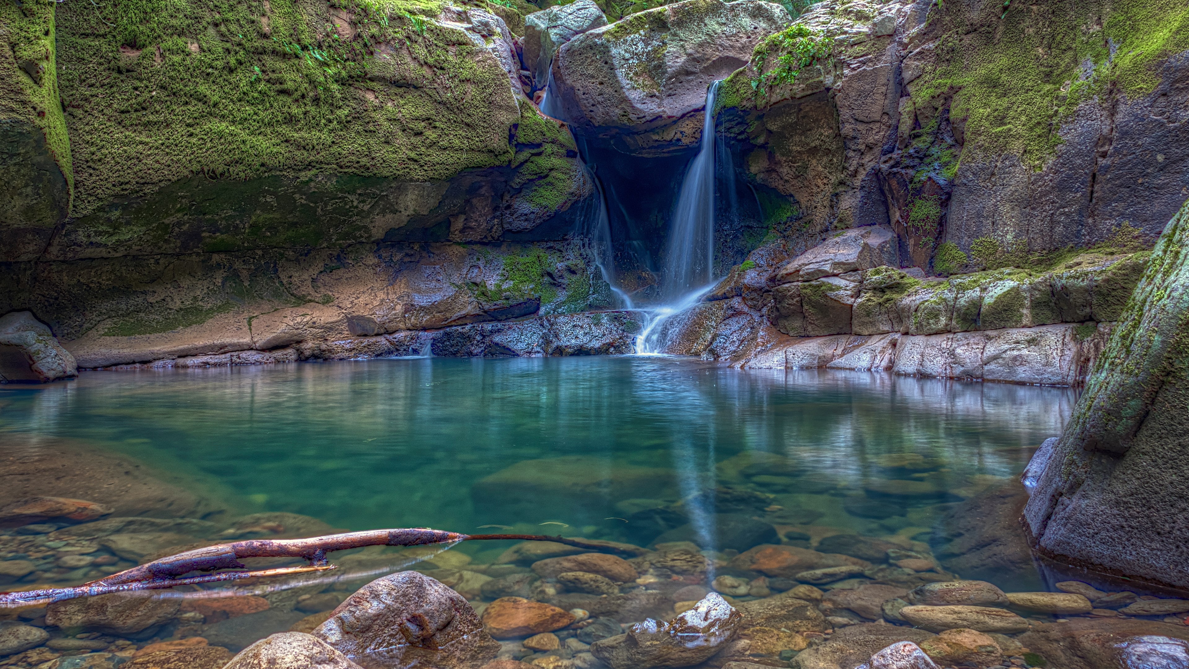 non-urban scene, tranquility, rock formation, beauty in nature, long exposure, scenics - nature, plant, idyllic, forest, rock - object, rock, nature, no people, HD Wallpaper
