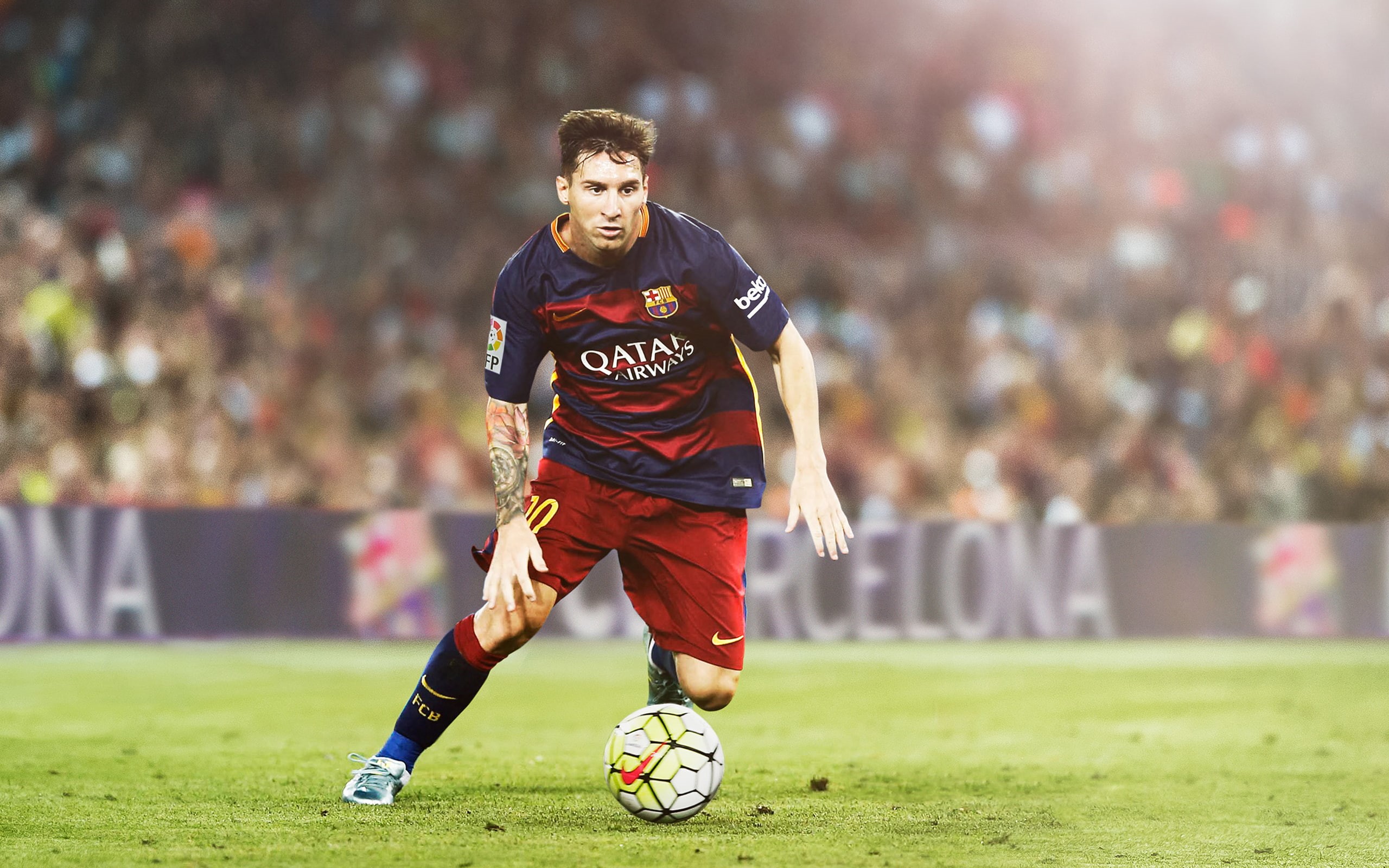 Barcelona, 2K, Messi, Lionel, hd, fc, HD Wallpaper