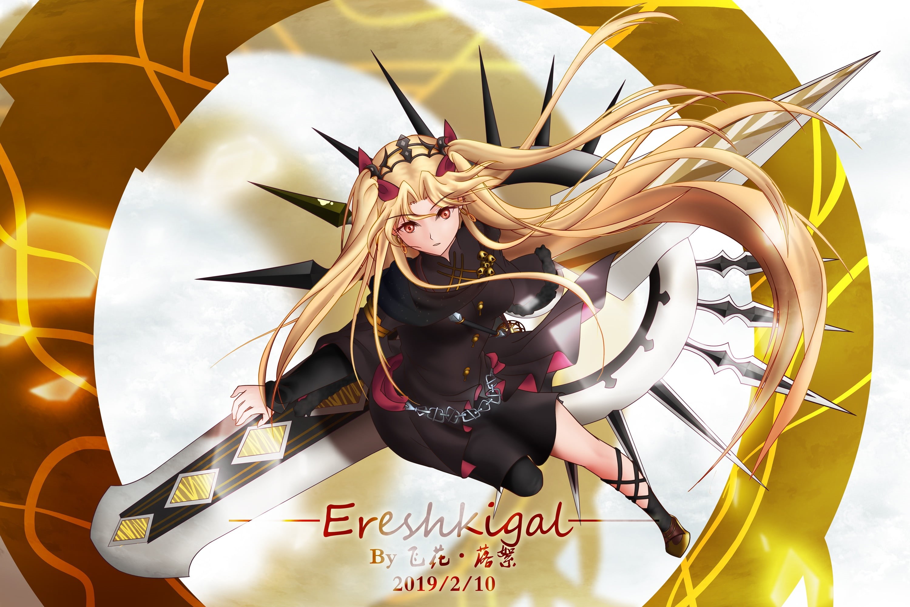 2K, Fate Series, Fate/Grand Order, Ereshkigal (Fate/Grand Order), HD Wallpaper