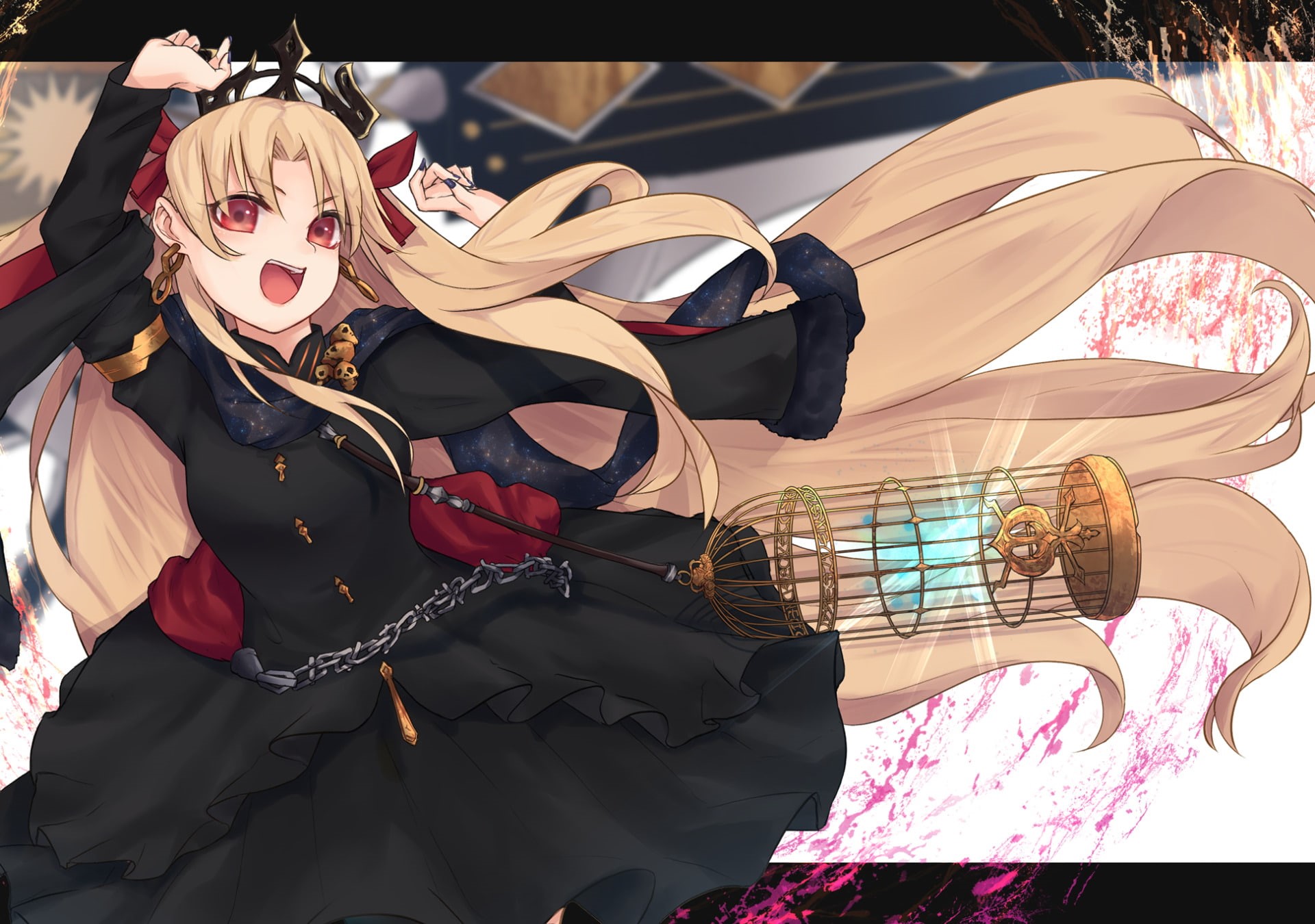 Ereshkigal (Fate/Grand Order), Fate/Grand Order, Lancer (Fate/Grand Order), Fate Series, 1080P, HD Wallpaper