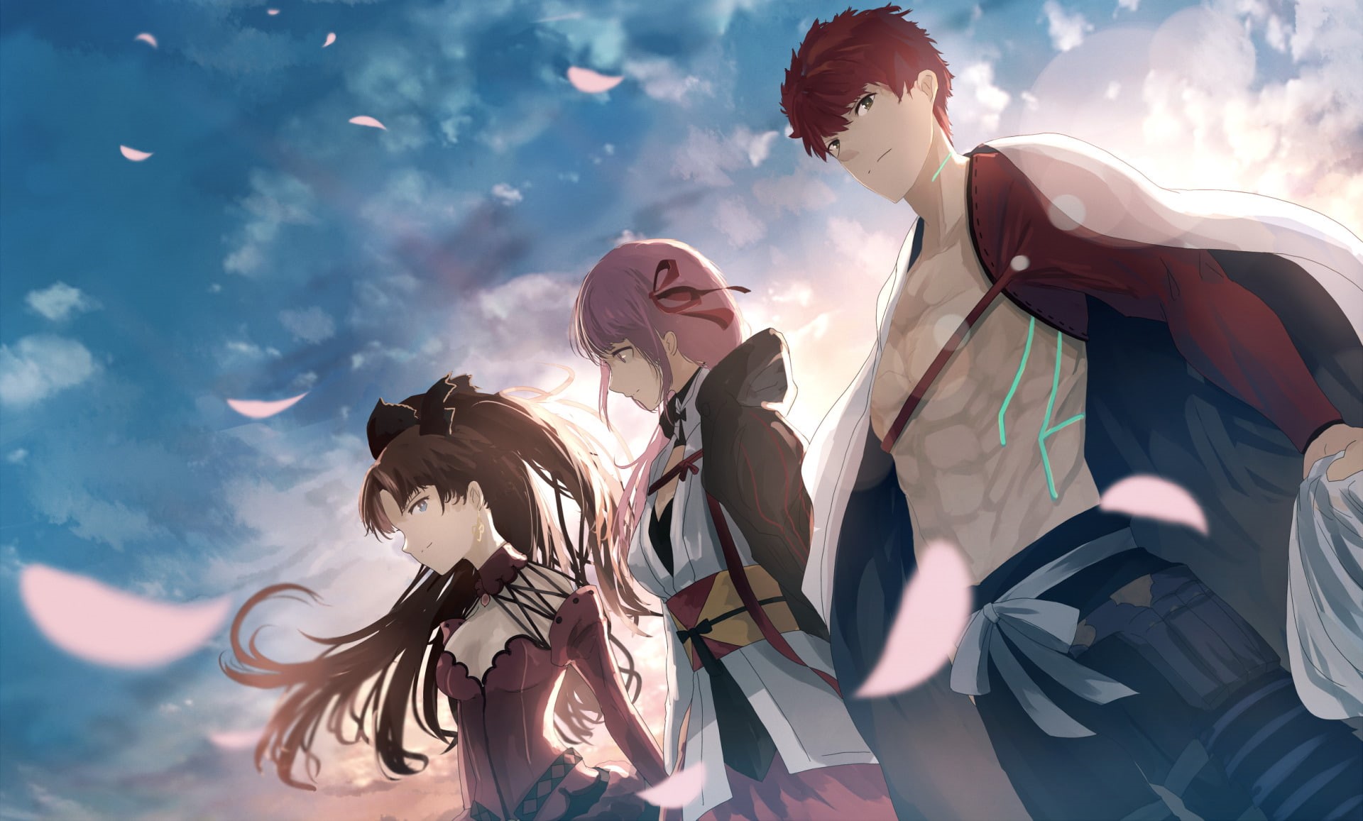 Shirou Emiya, Fate/Grand Order, 1080P, Rin Tohsaka, Sakura Matou, Fate Series, HD Wallpaper