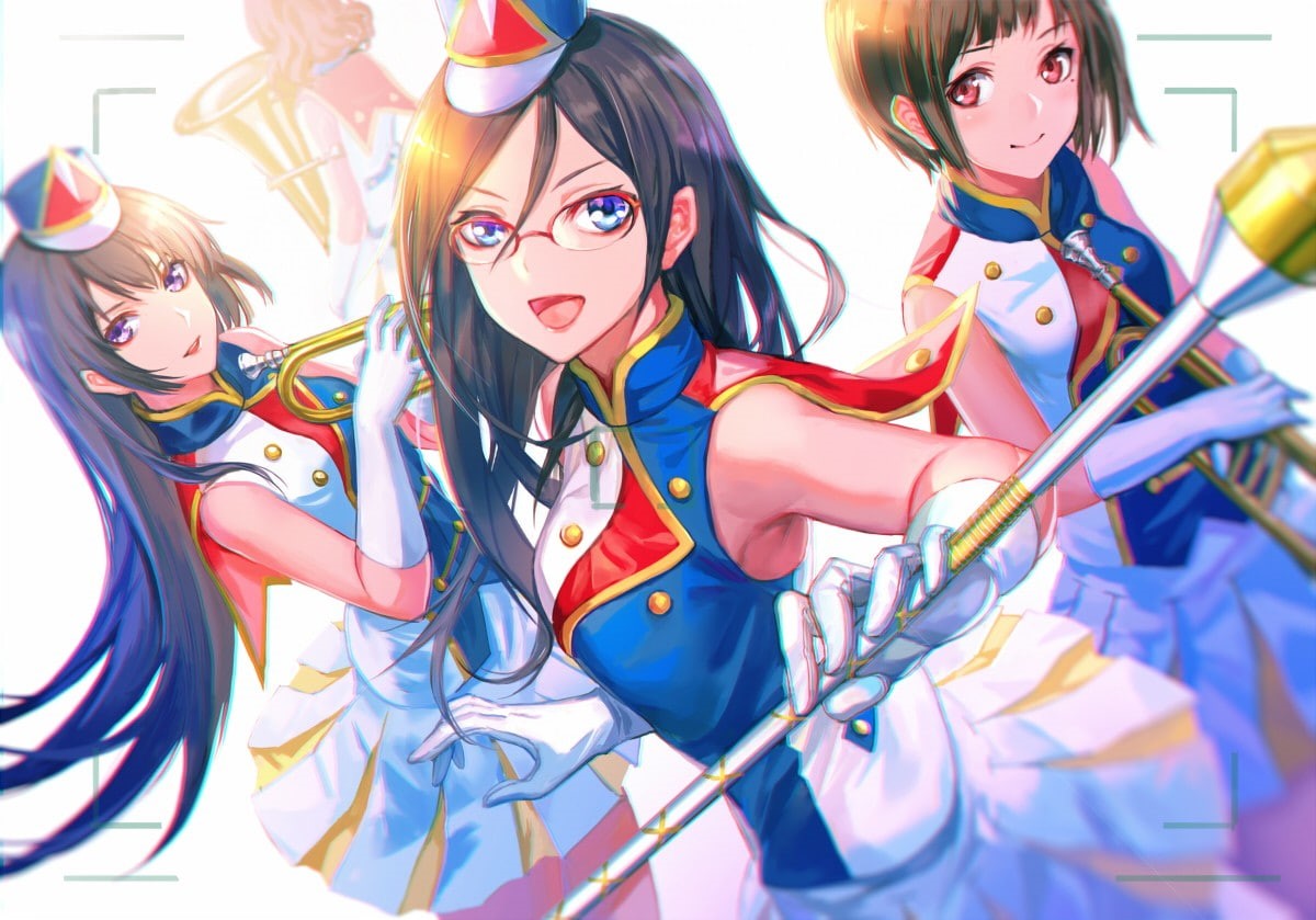 females, variation, young adult, hair, Nakaseko Kaori, representation, trumpets, adult, large group of objects, 480P, lifestyles, long hair, Tanaka Asuka, HD Wallpaper
