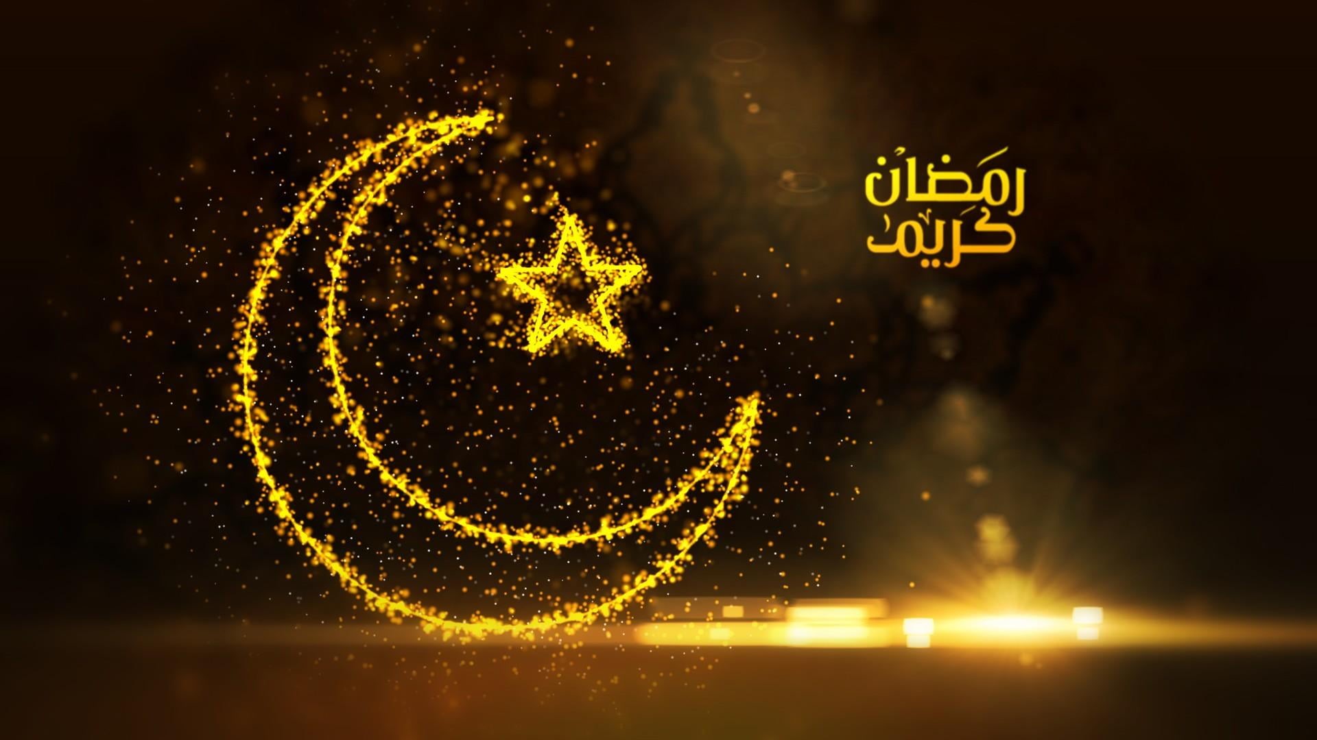 motion, yellow, text, gold colored, sky, glowing, creativity, western script, ramadan, art and craft, night, number, 1080P, no people, space, geometric shape, HD Wallpaper