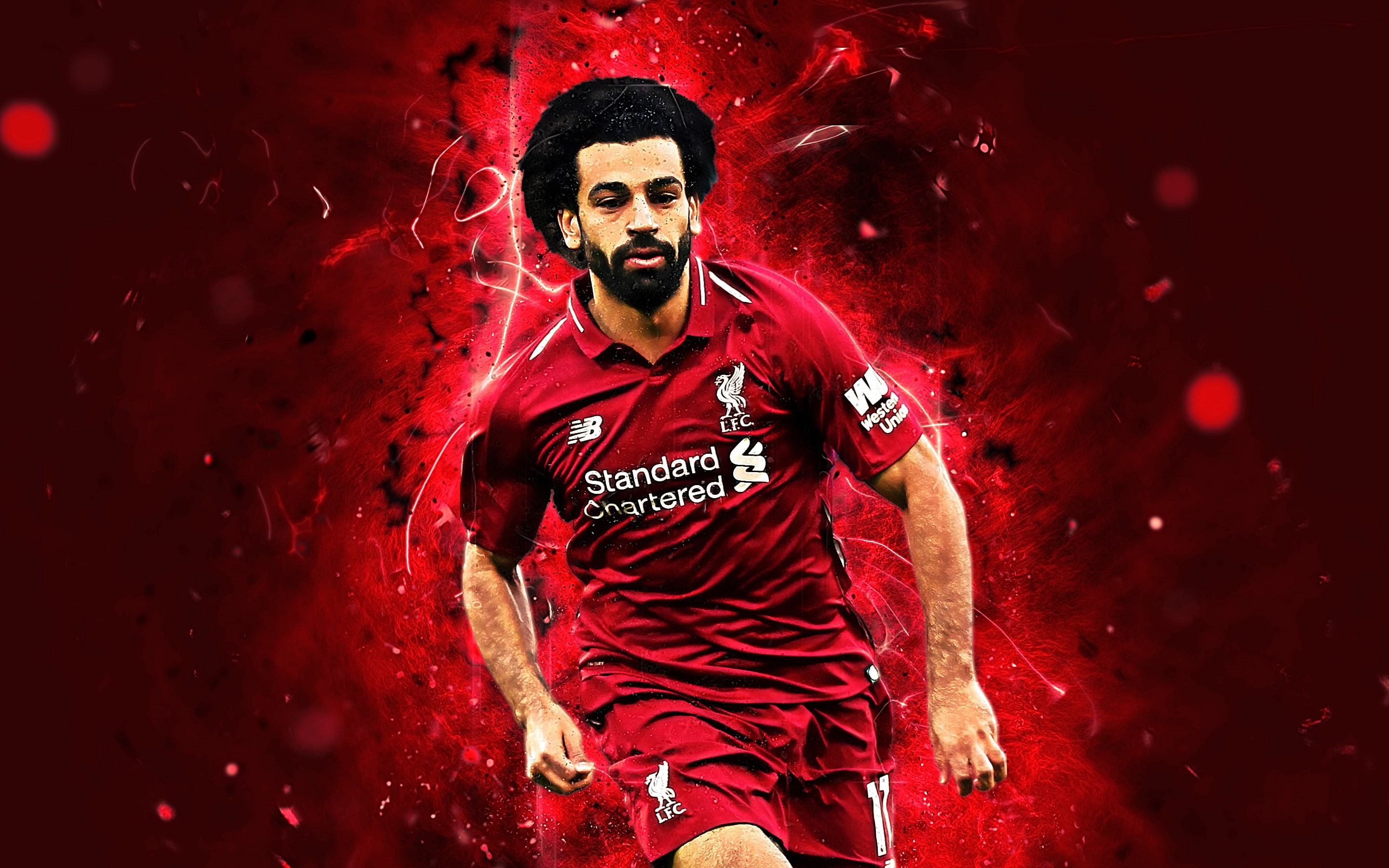 Soccer, Mohamed Salah, Liverpool F.C., 2K, HD Wallpaper