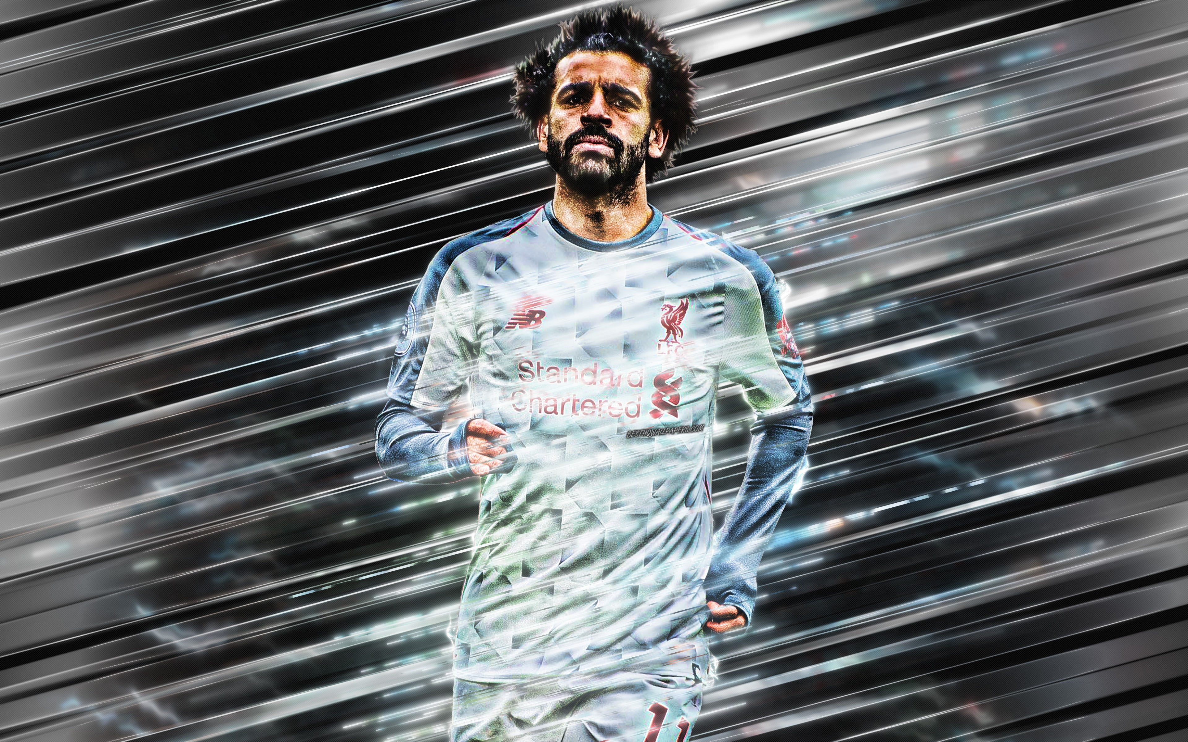 Liverpool F.C., Soccer, Egyptian, Mohamed Salah, 4K, HD Wallpaper