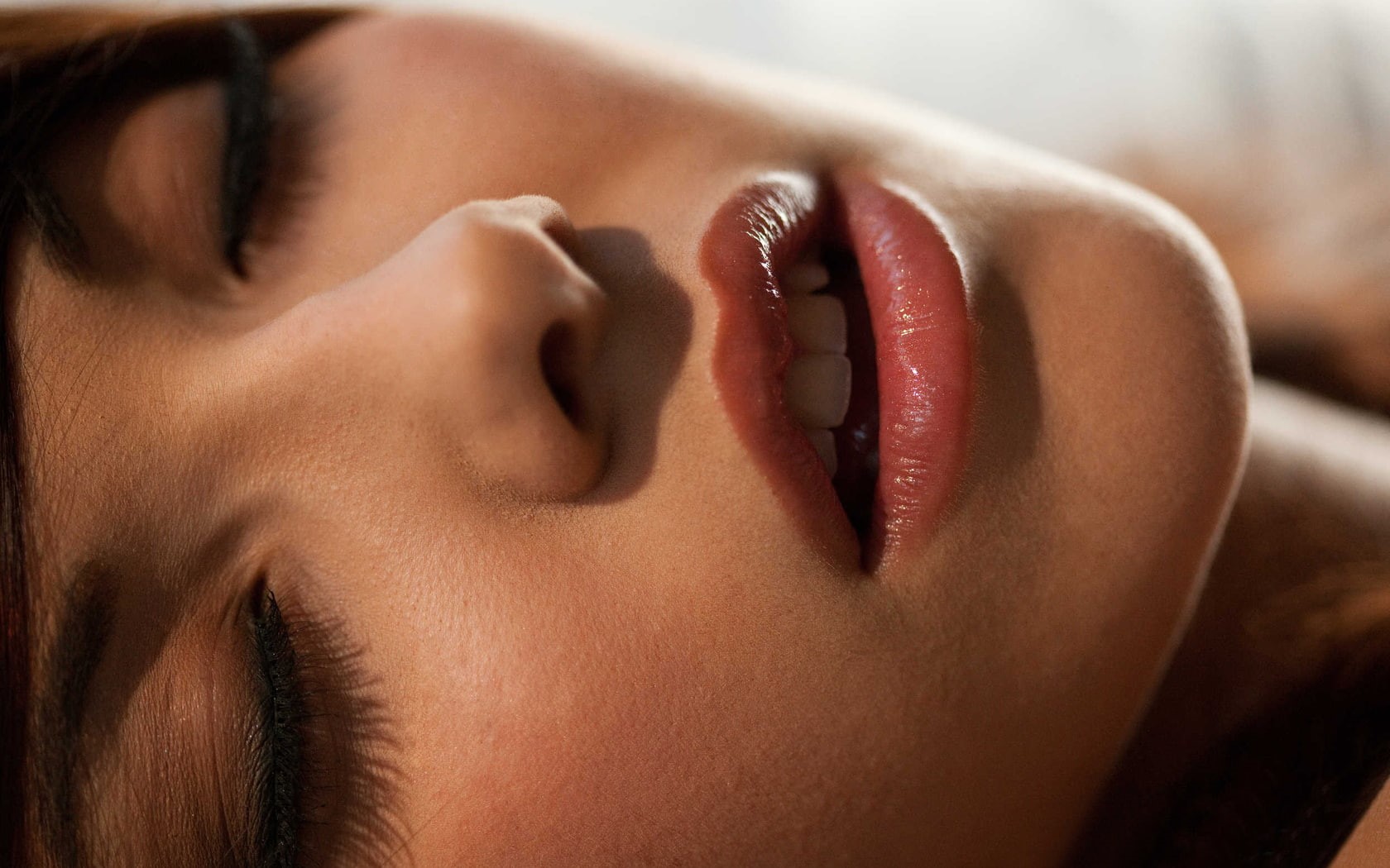 beautyful, 720P, eyes, girl, lips, woman, closed, face, HD Wallpaper