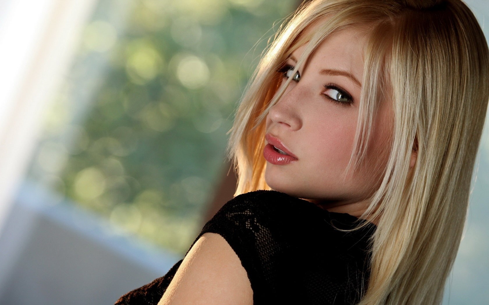 blonde, girl, woman, face, 720P, beautyful, HD Wallpaper