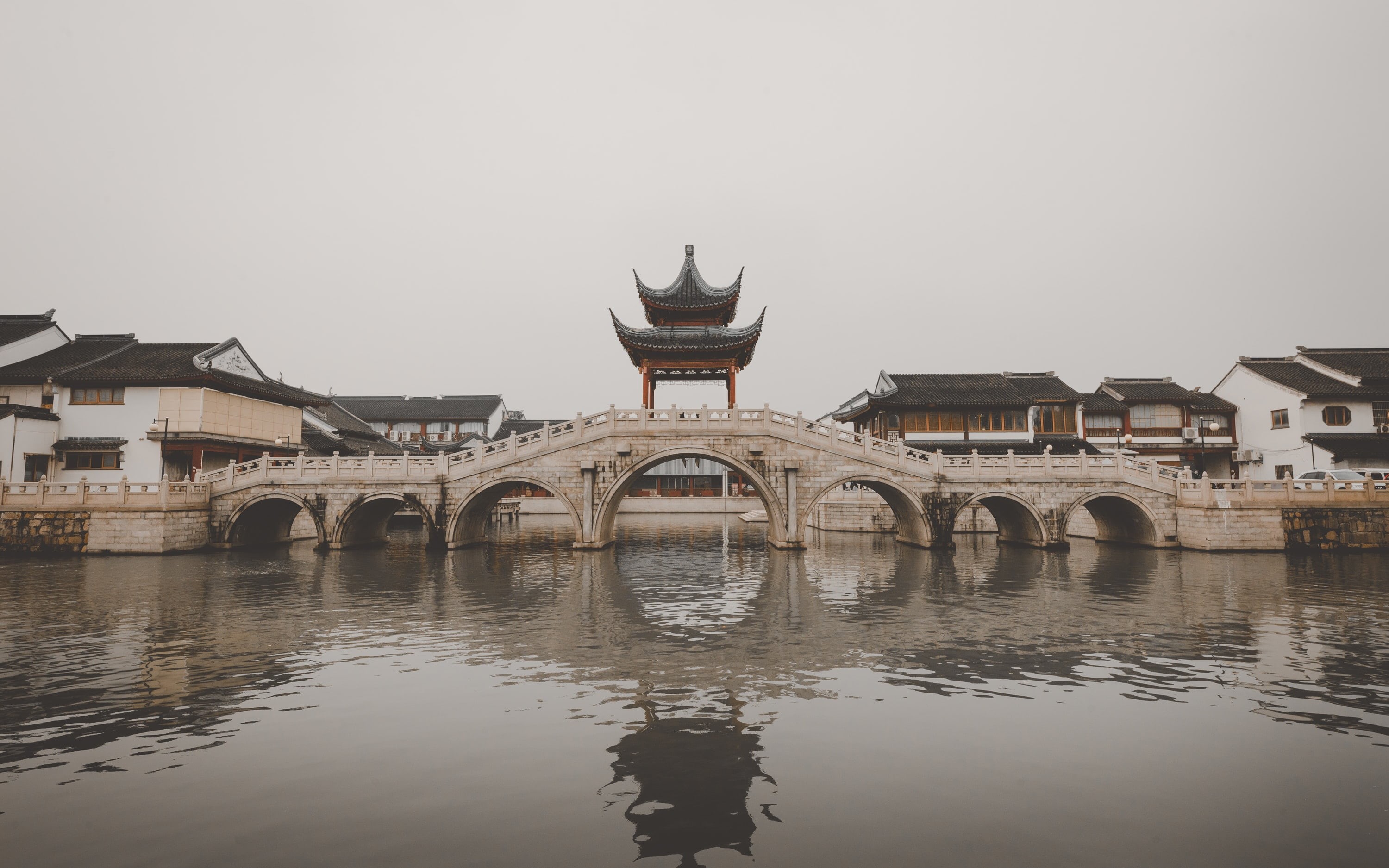 2K, Feudal Japan, bridge, HD Wallpaper