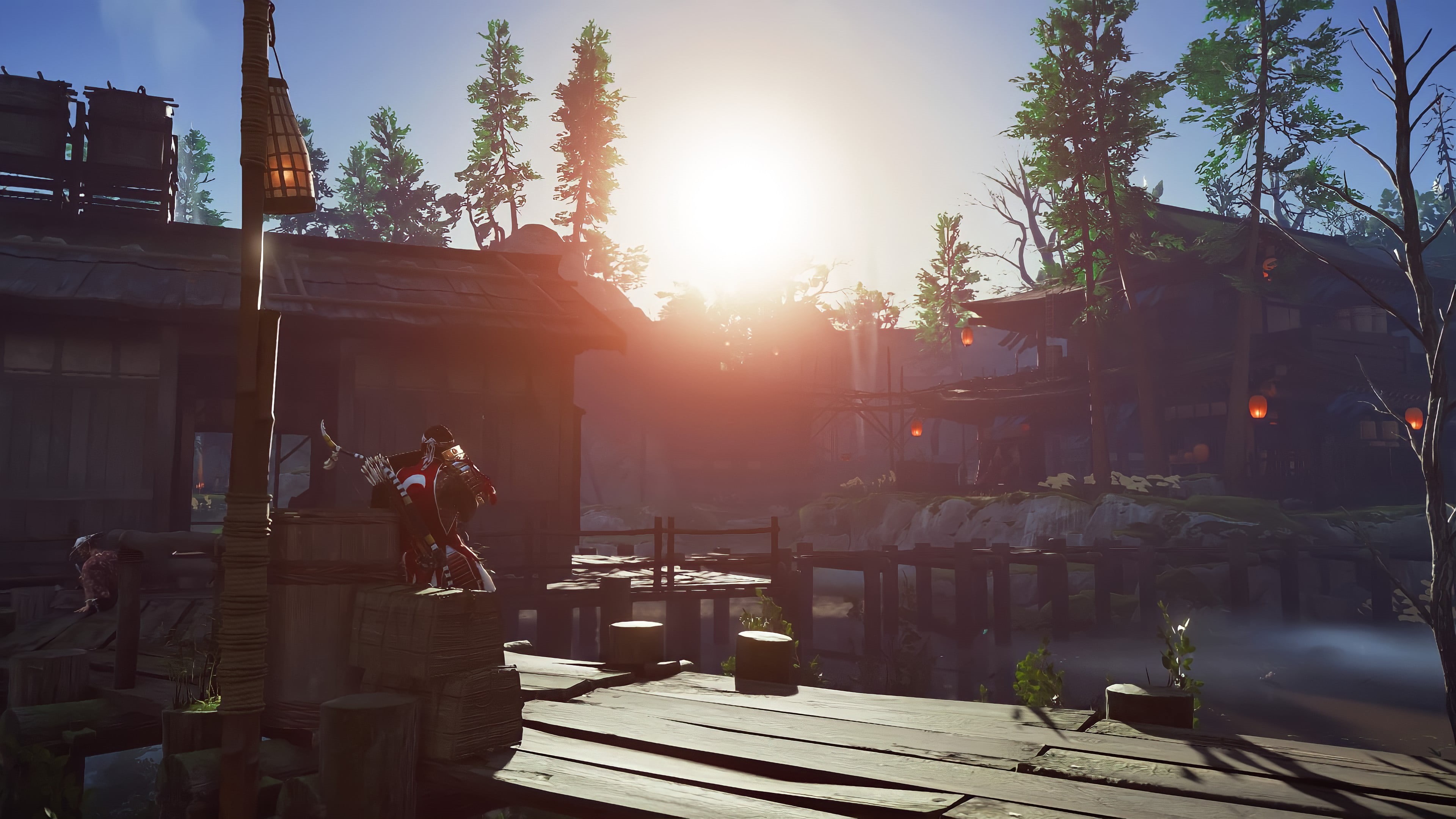 Feudal Japan, Ghost of Tsushima, samurai, Video Game Landscape, 4K, video games, Jin Sakai, PlayStation, screen shot, HD Wallpaper