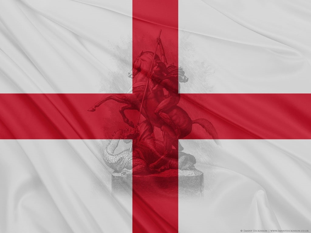 abstract, england, 480P, hd, george, st, cross, flag, HD Wallpaper