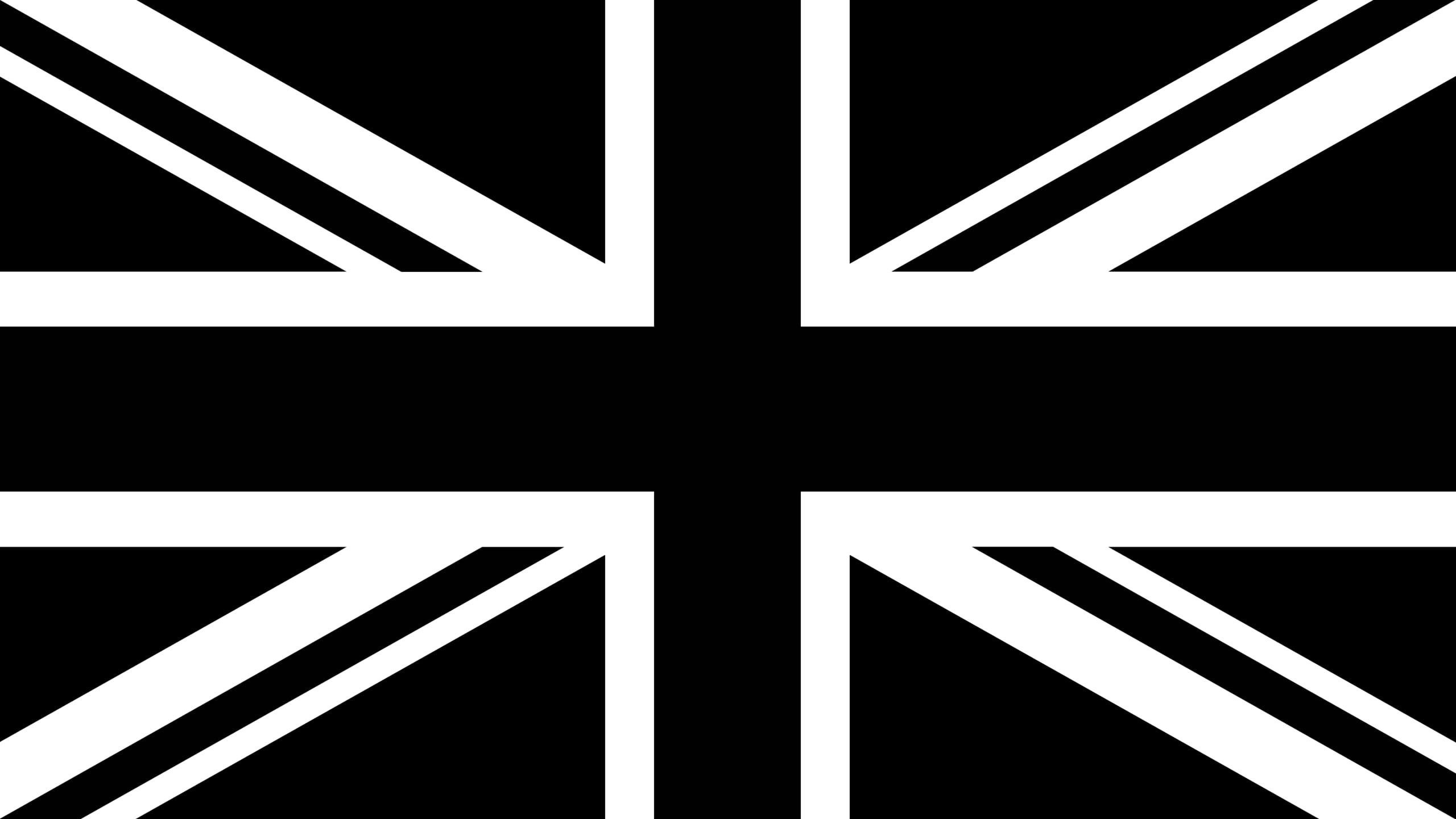 Britain, flag, England, 2K, black, UK, HD Wallpaper