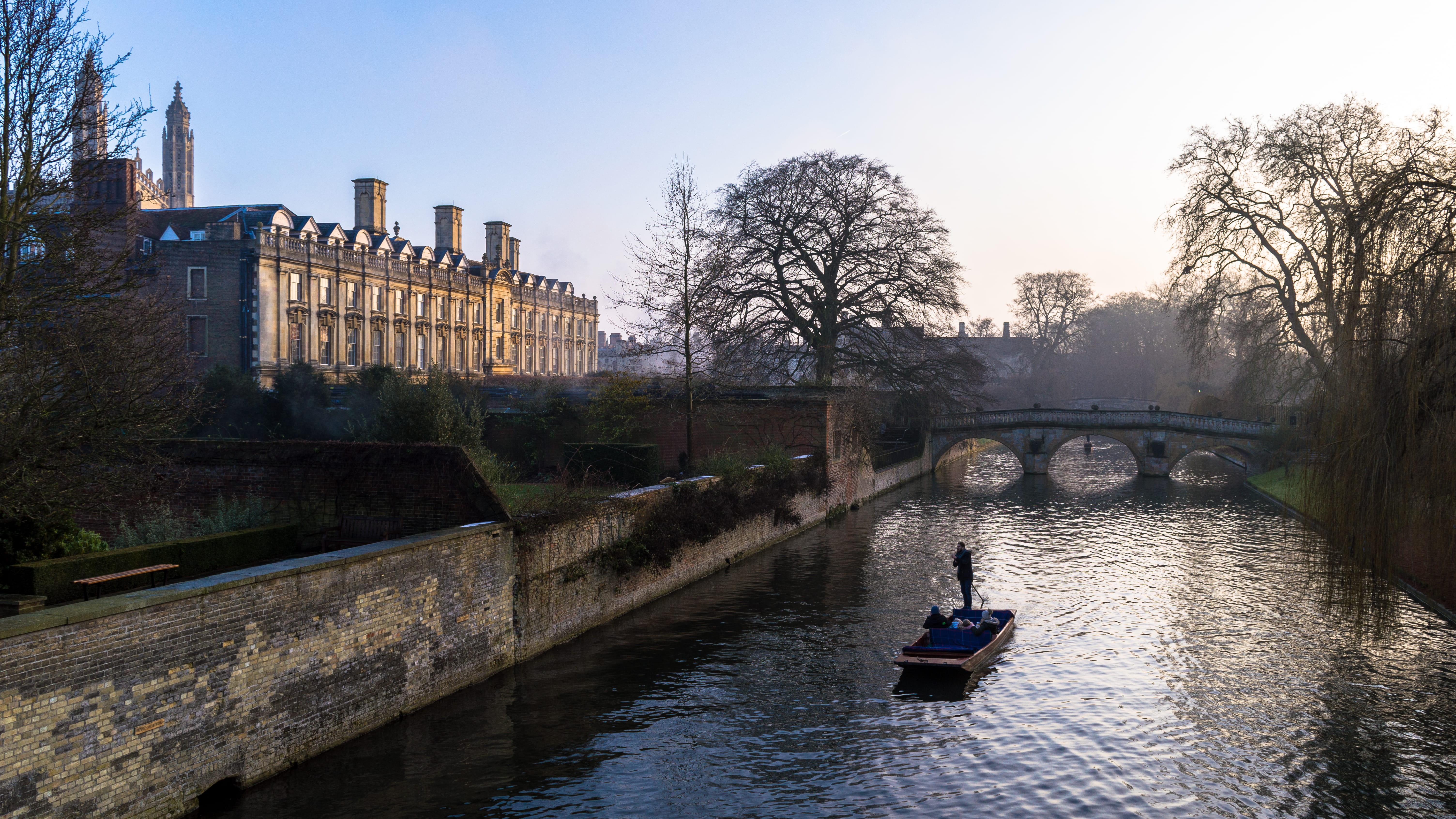 england, bridge - man made structure, day, building exterior, architecture, water, scenery, bridge, sky, real people, connection, transportation, outdoors, HD Wallpaper