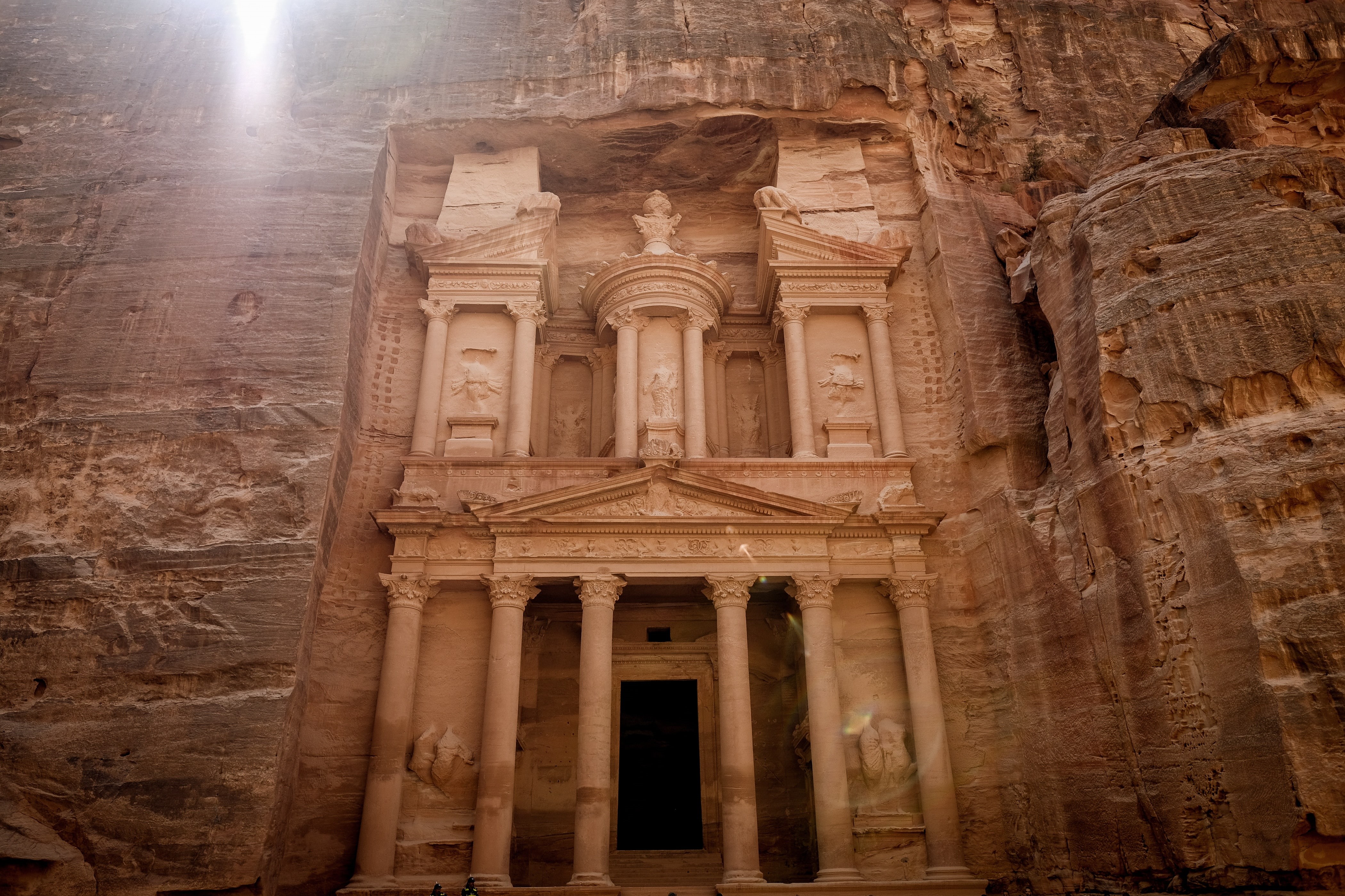 4K, Petra, Jordan, rock, HD Wallpaper