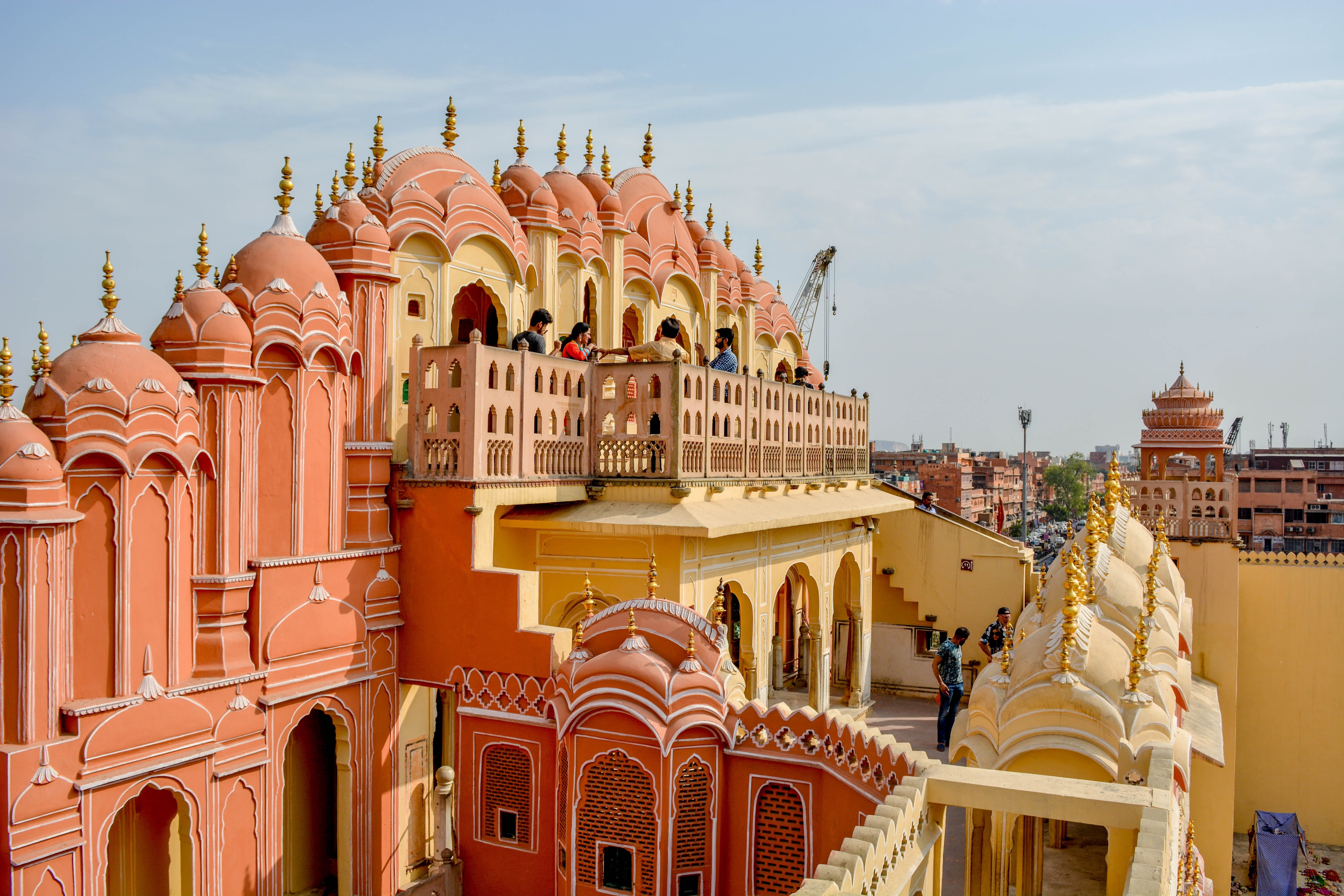 the past, design, history, architecture site, hawa mahal, no people, monument, belief, jaipur, low angle view, india, travel, building, nature, built structure, HD Wallpaper