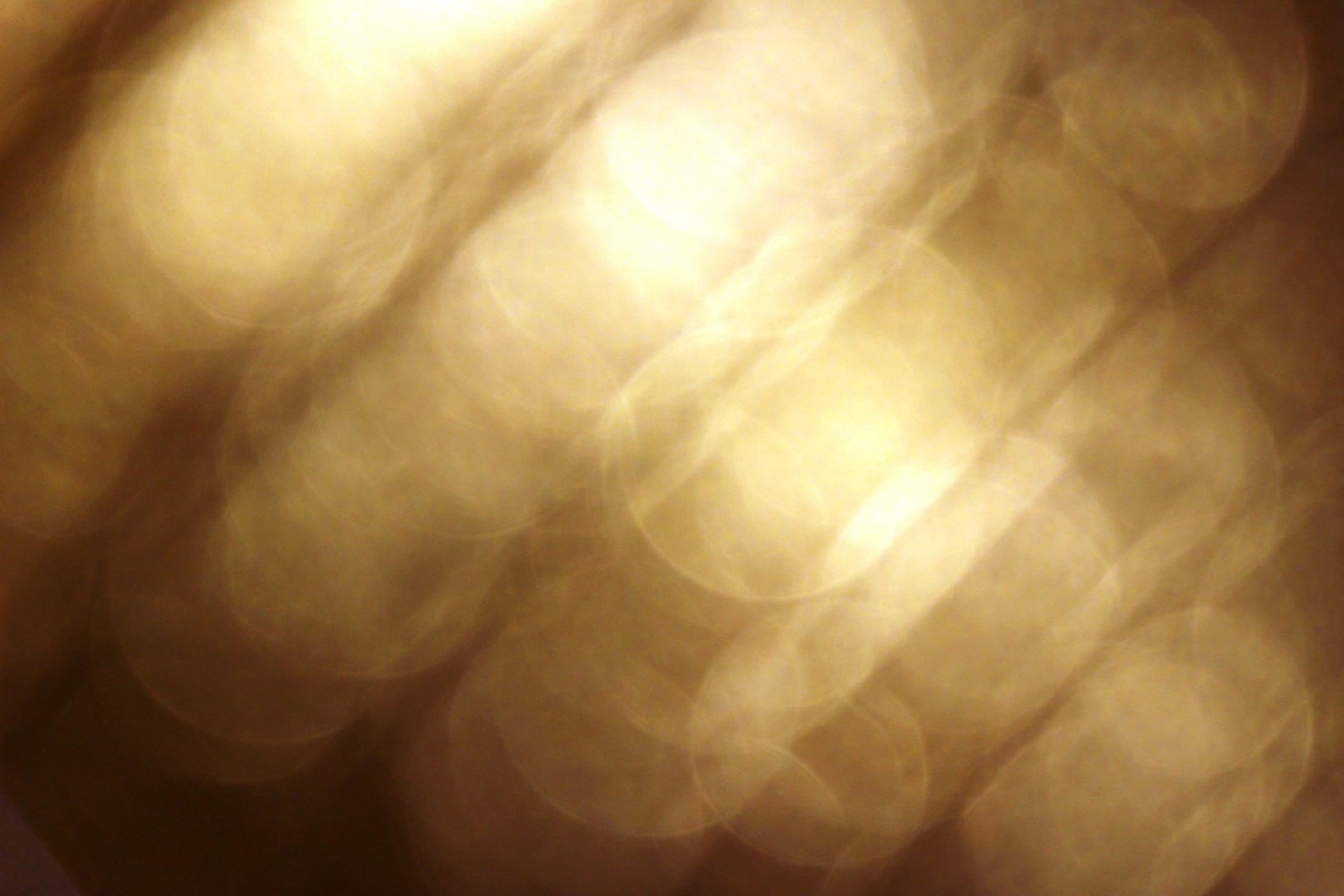 abstract, spotlight, diagonal, light, bokeh, arts culture and entertainment, yellow, backgrounds, defocus, rich, circles, celebrate, textured, abstract backgrounds, HD Wallpaper