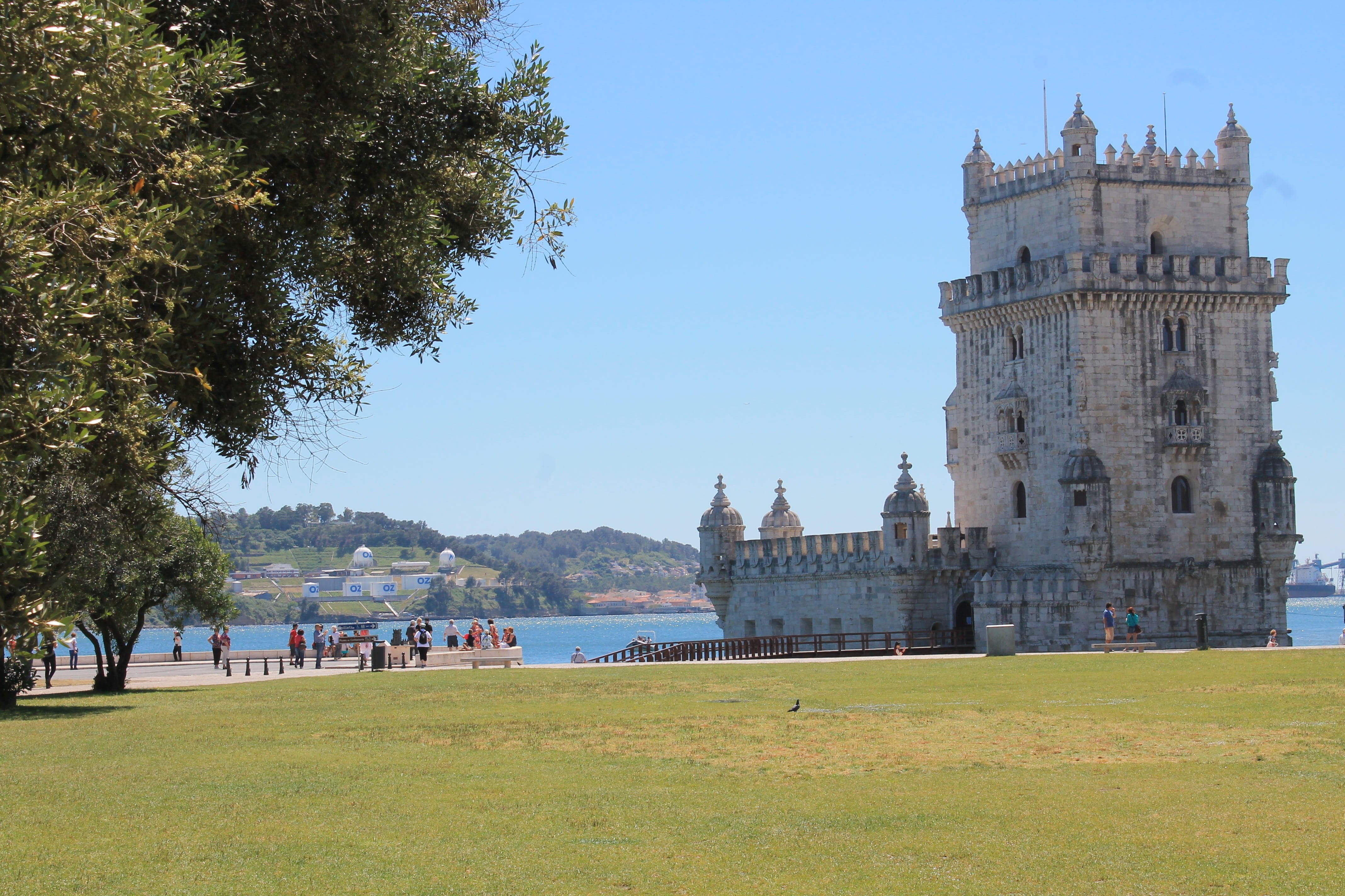 monument, landmark, outdoors, large group of people, 4K, lisboa, tree, attraction, belem, tagus, water, ticket, built structure, historical, tejo, nature, HD Wallpaper