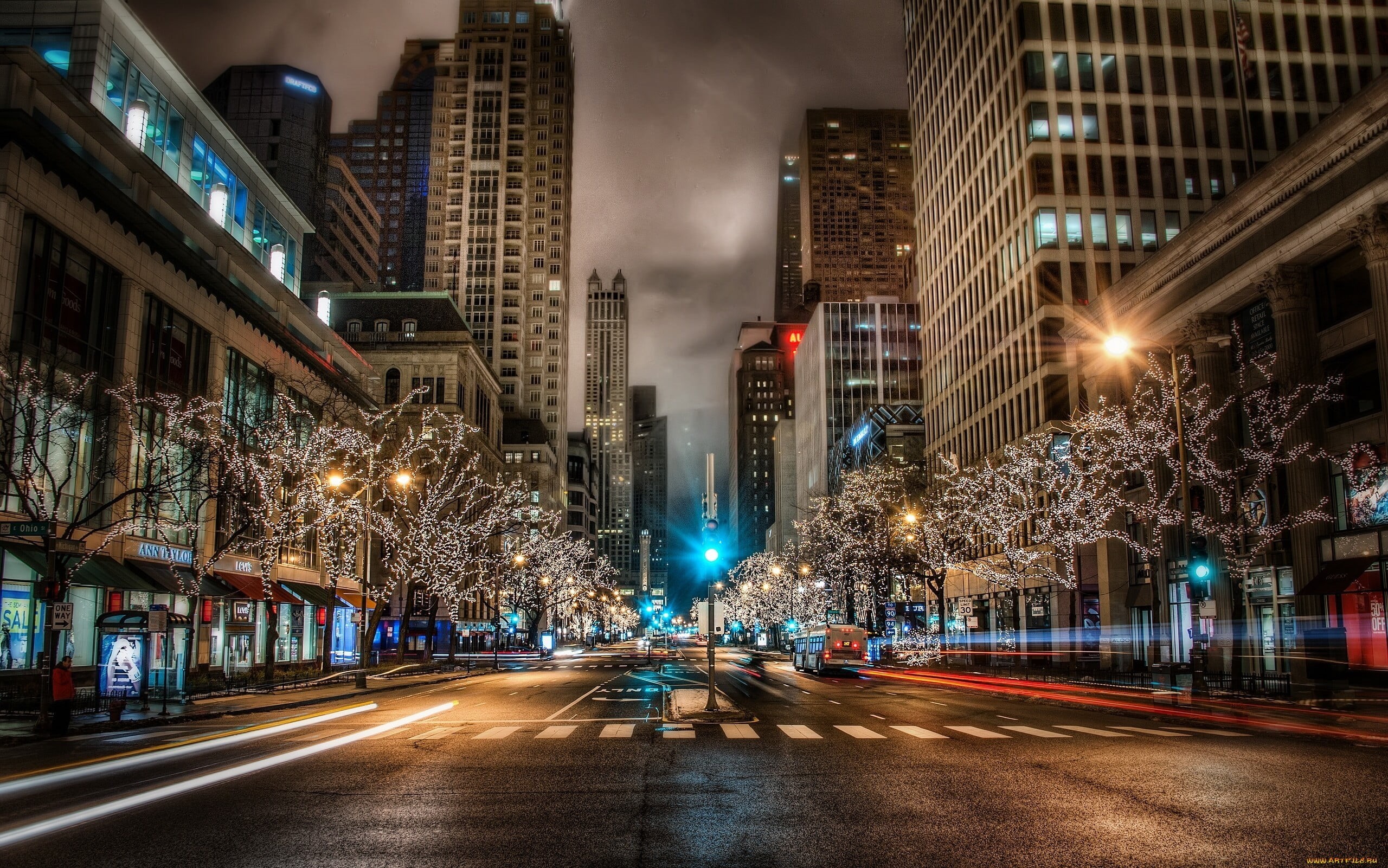 motion, modern, long exposure, road, illuminated, building, rise, outdoors, concrete, Michigan, high, mode of transportation, architecture, office building exterior, HD Wallpaper