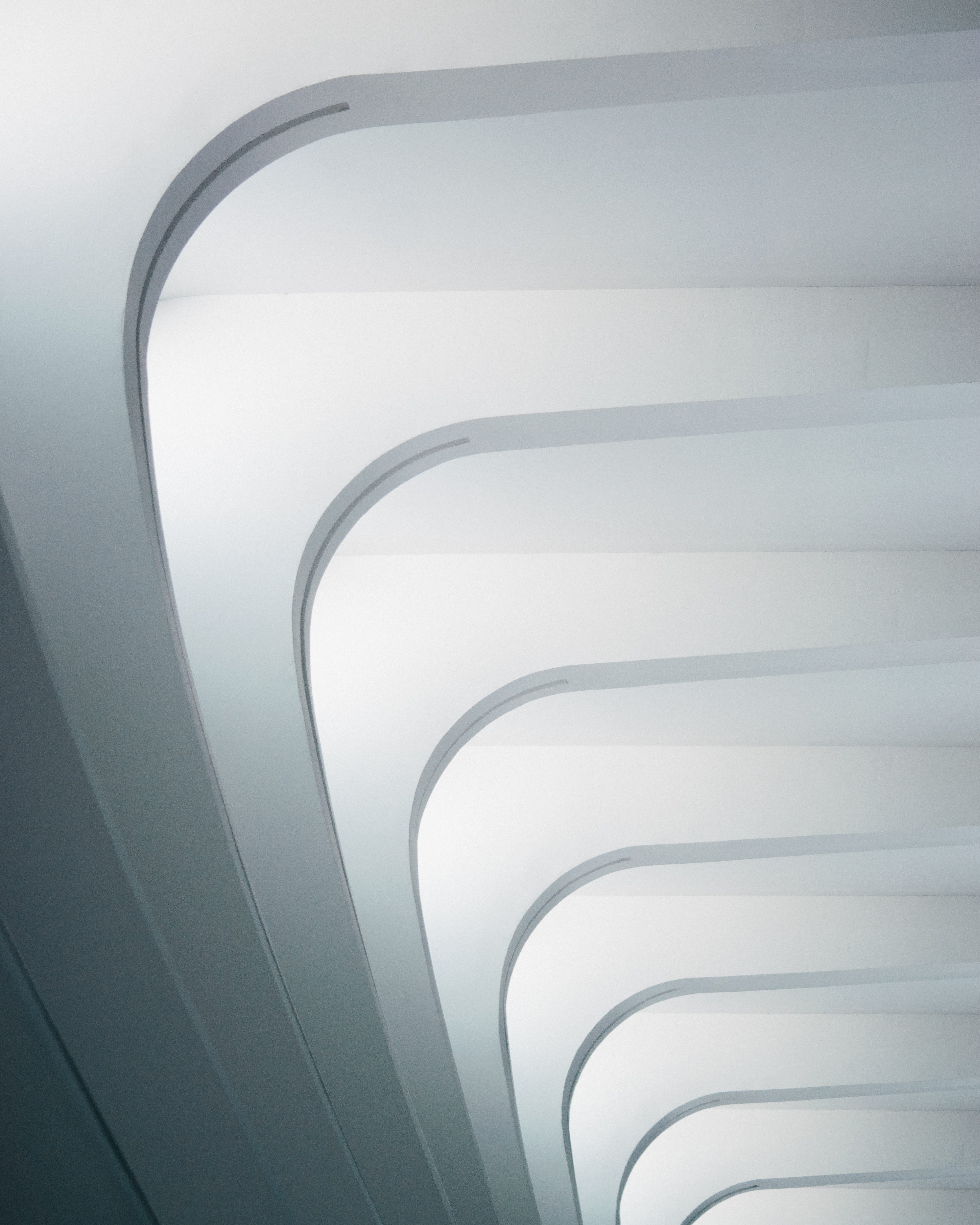 photo, pattern, silver colored, digital, 4K, high angle view, design, shape, gray, metal, ceiling, technology, built structure, leaving, business, steel, Phone HD Wallpaper