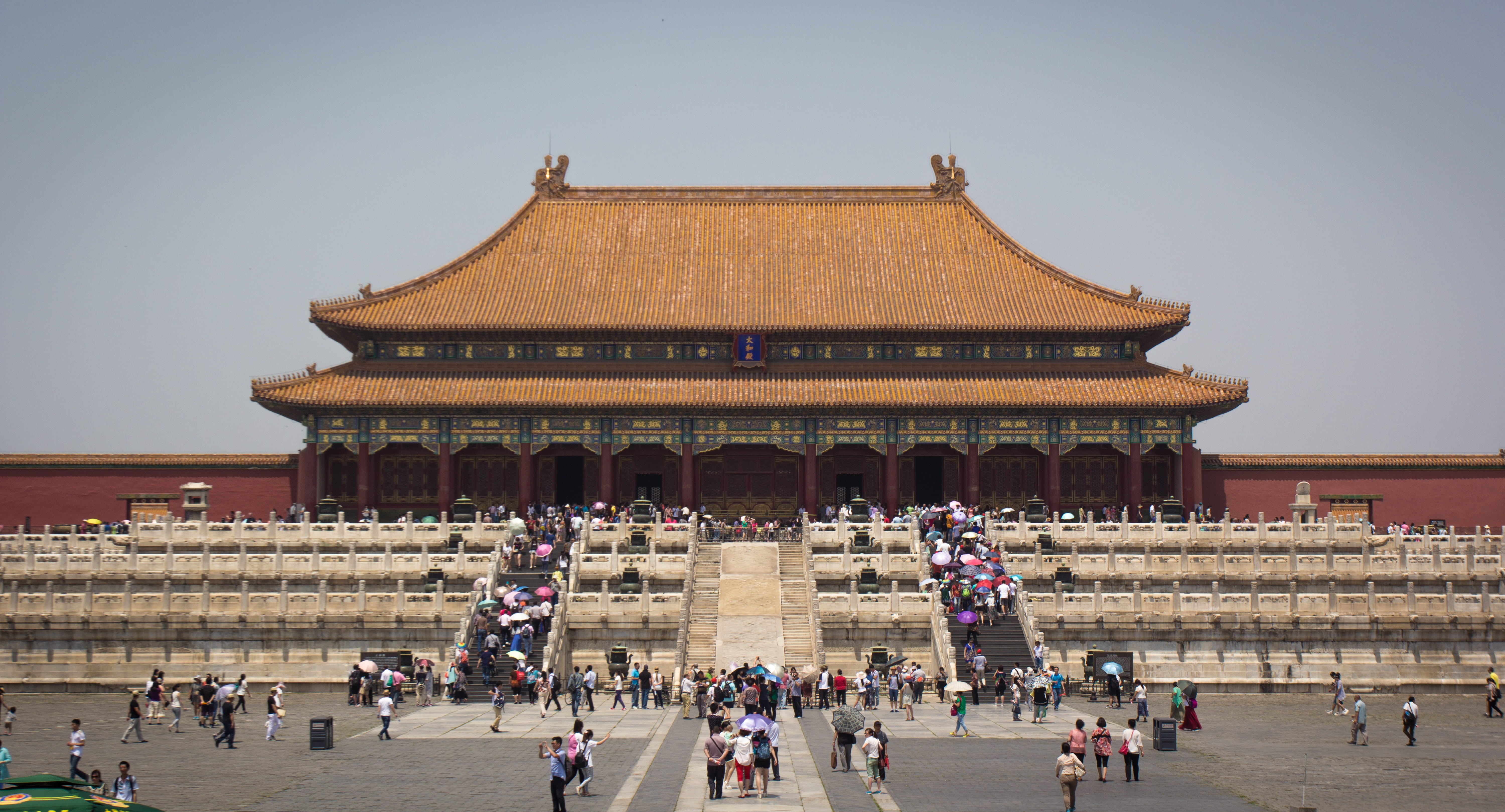 built structure, place of worship, leisure activity, outdoors, sky, travel, china, crowd, tourism, building exterior, history, architecture, religion, women, HD Wallpaper