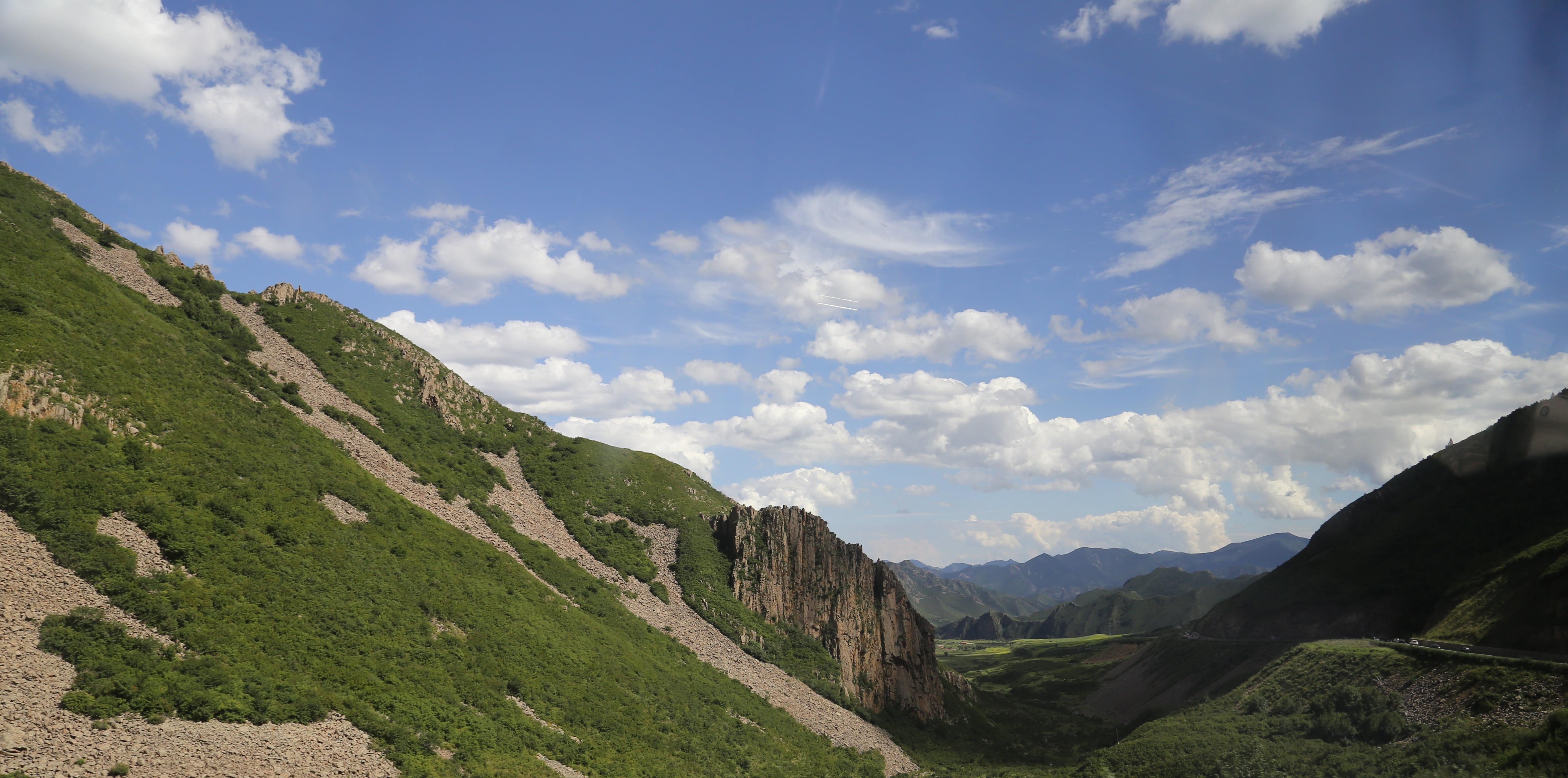 mountain peak, beauty in nature, landscape, environment, mountain, 5K, outdoors, badaling, hill, scenics - nature, summer, sky, cloud - sky, land, travel destinations, HD Wallpaper