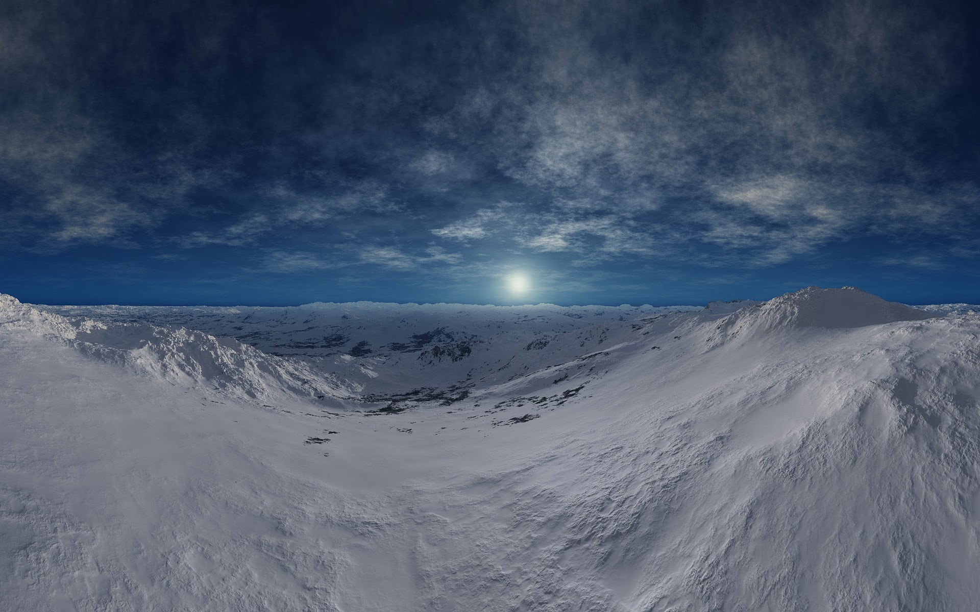 snowcapped mountain, beauty in nature, covered, outdoors, sky, cold temperature, no people, environment, tranquility, white color, landscape, 1080P, non-urban scene, HD Wallpaper