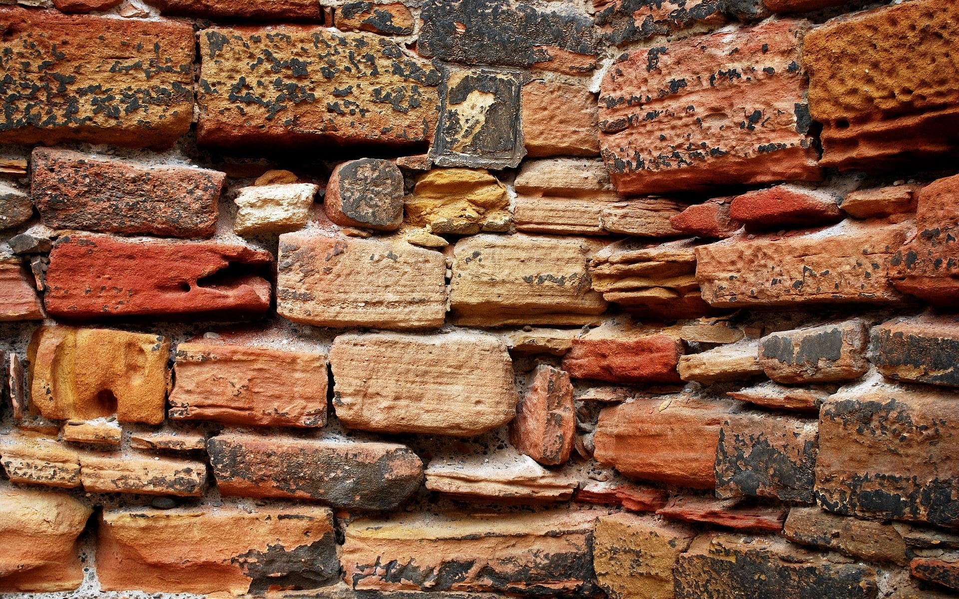 full frame, wall, facade, backdrop, backgrounds, cement, building Exterior, old, stone - Object, large group of objects, solid, surrounding Wall, in a row, HD Wallpaper