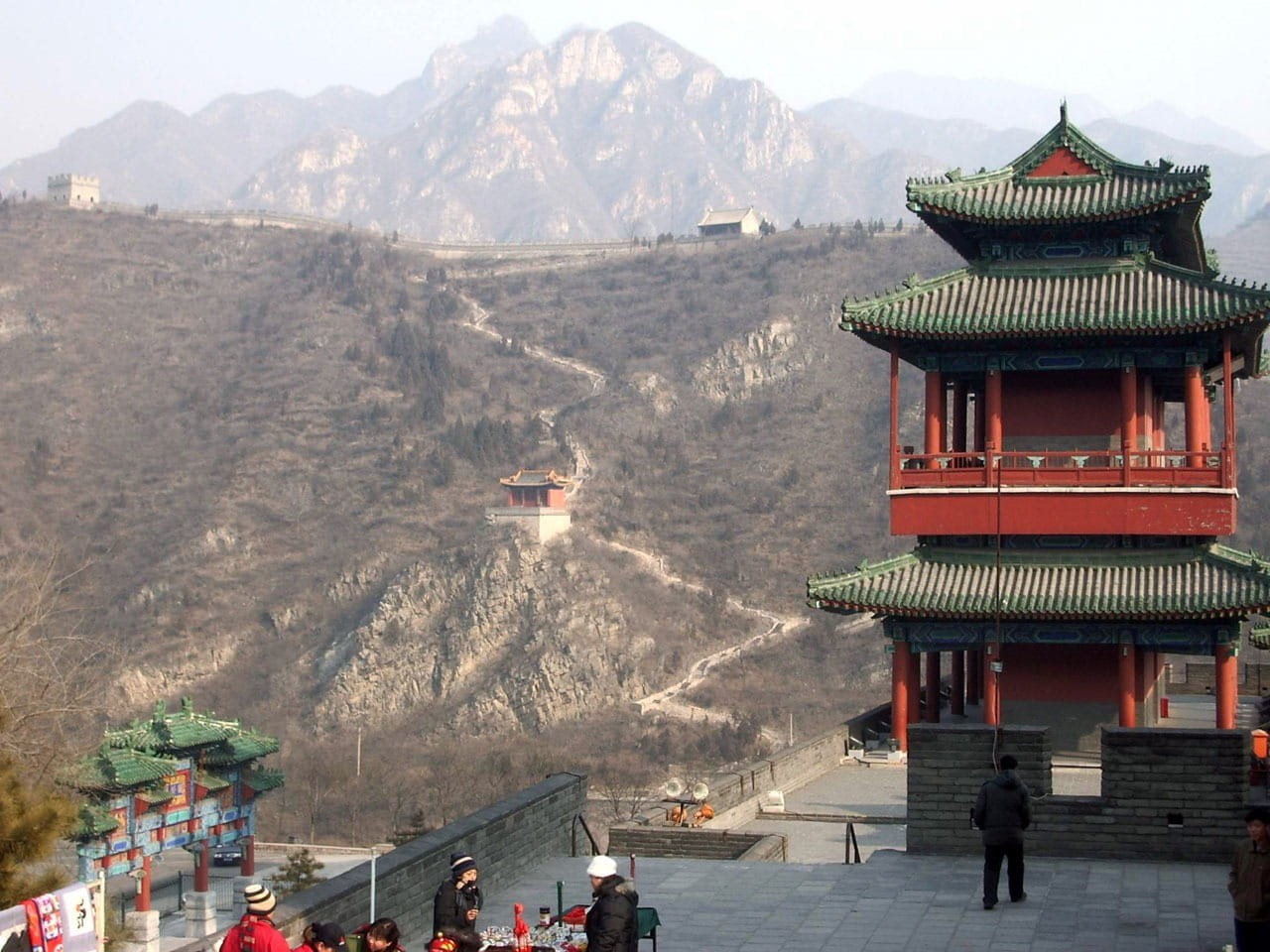 ming, stone, mountains, building, daytime, travel Destinations, group of people, chinese Culture, asia, temple - Building, building exterior, tree, spirituality, HD Wallpaper
