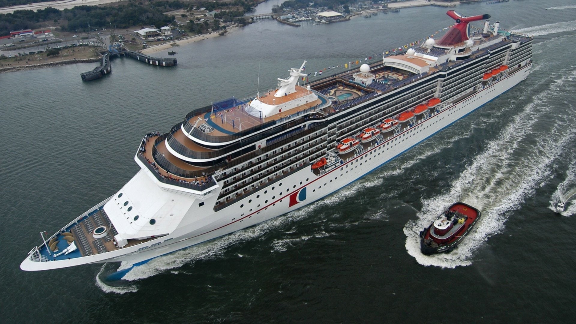 1080P, Cruise Ship, Carnival Miracle, Cruise Ships, HD Wallpaper