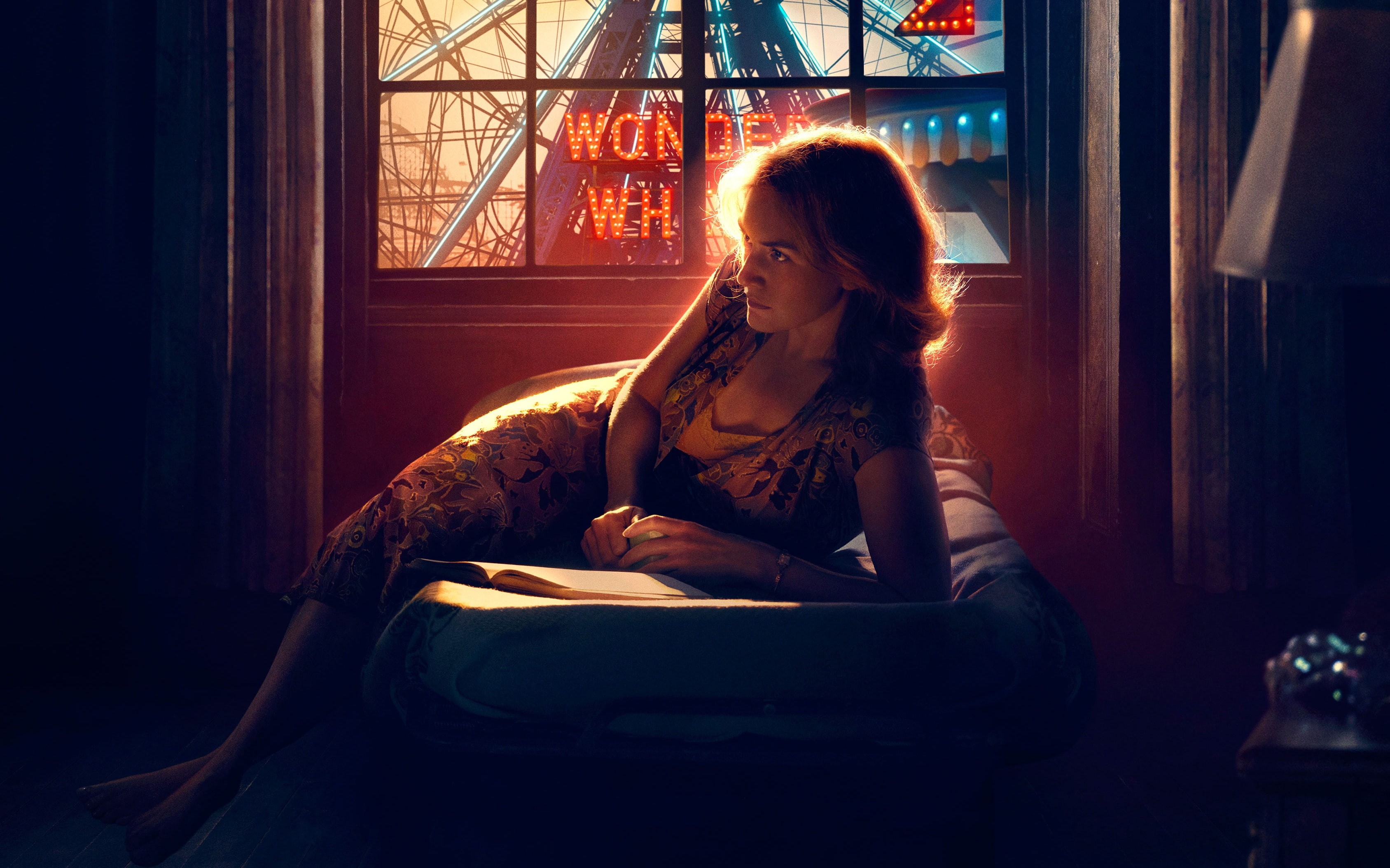 poster, Wonder Wheel, 2K, drama, Kate Winslet, Wheel of miracles, HD Wallpaper