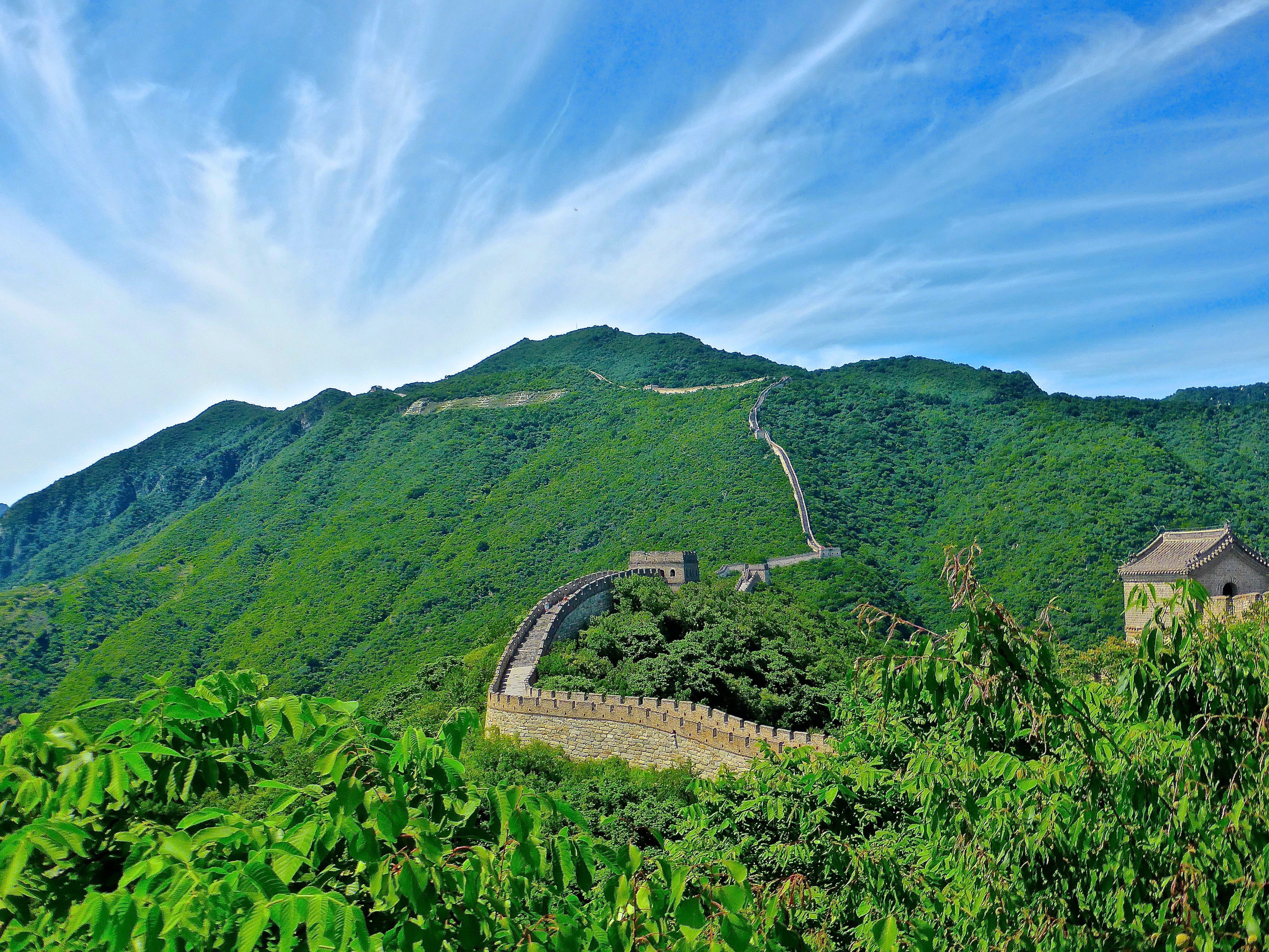 idyllic, landmark, environment, land, historic, mountain, protection, day, mountain range, border, architecture, famous, great wall of china, ancient, landscape, HD Wallpaper