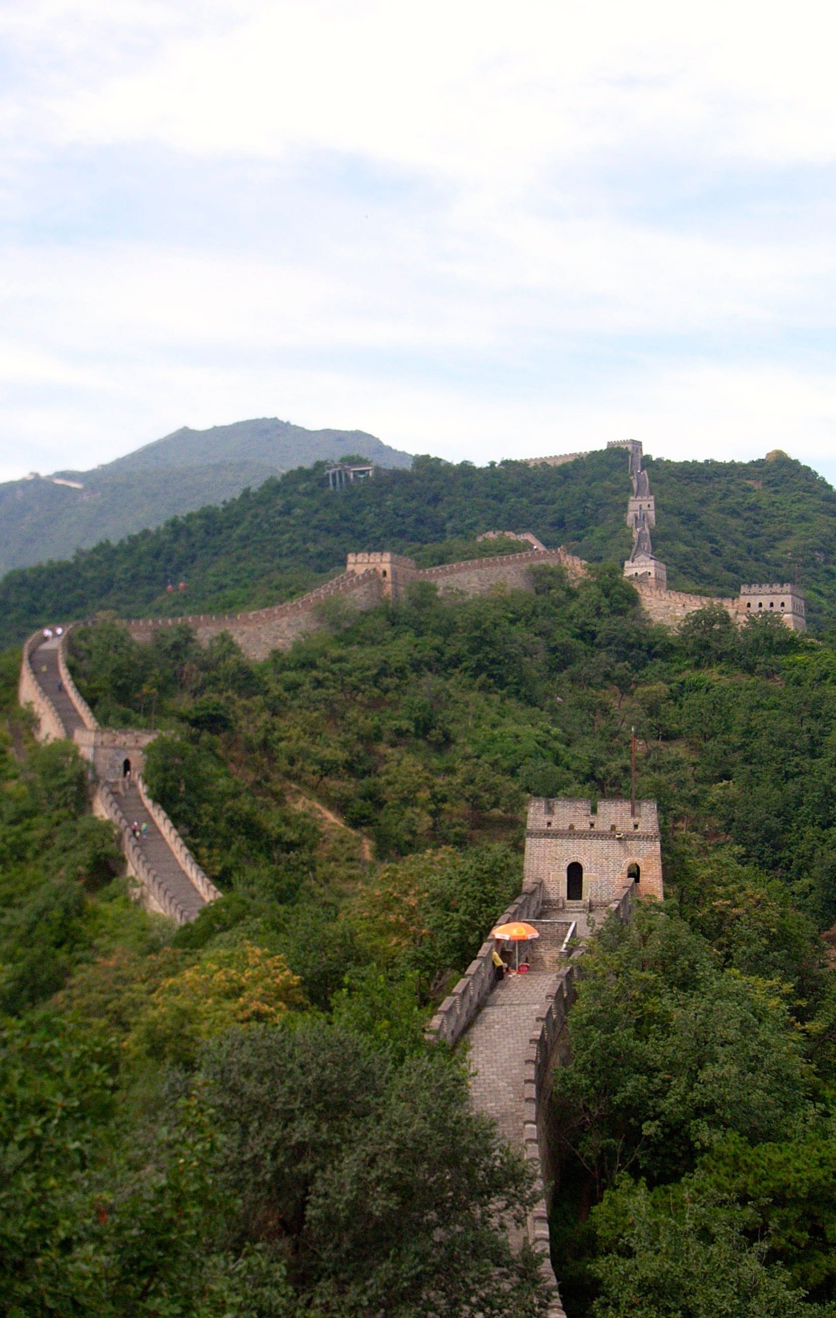 travel destinations, tourists, mountain range, large, 2K, outdoors, tourism, nature, great wall of china, environment, scenics - nature, history, architecture, Phone HD Wallpaper
