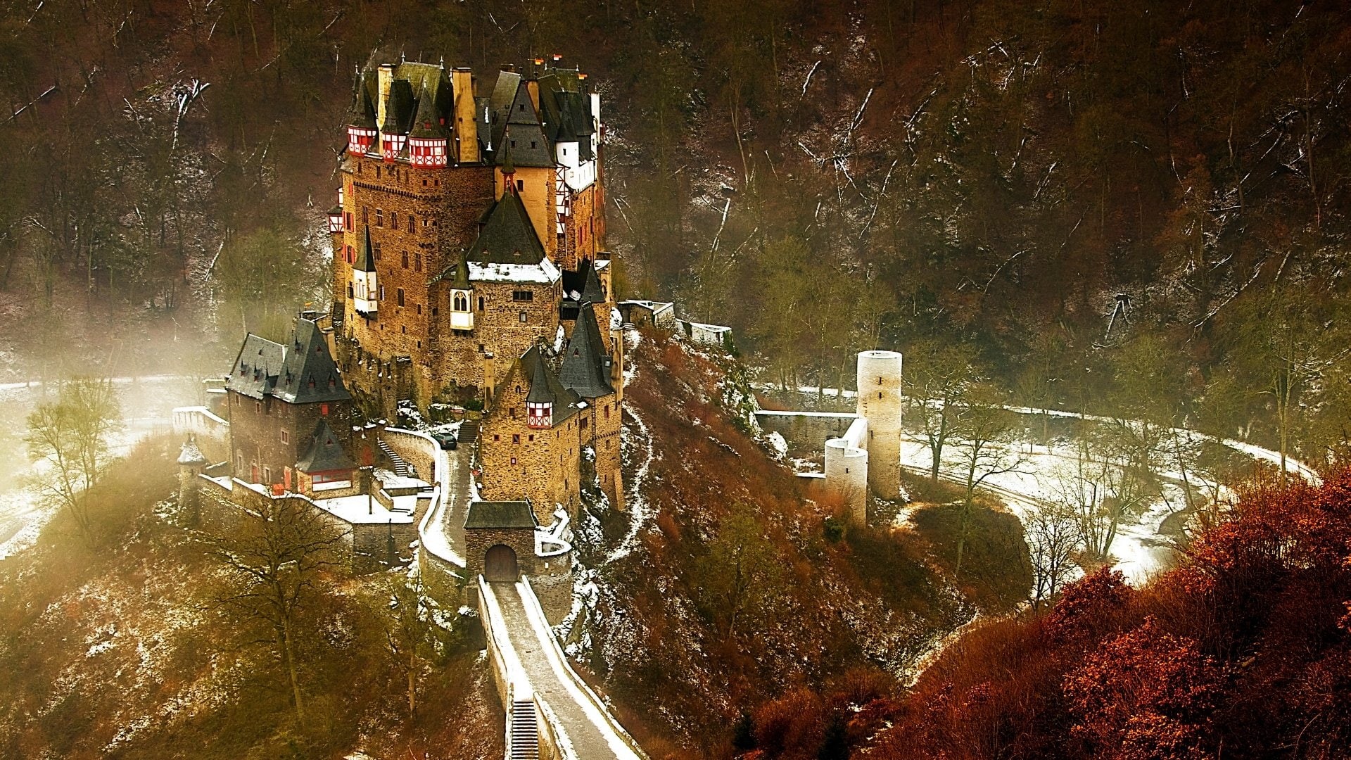 Eltz Castle, Castles, 1080P, HD Wallpaper