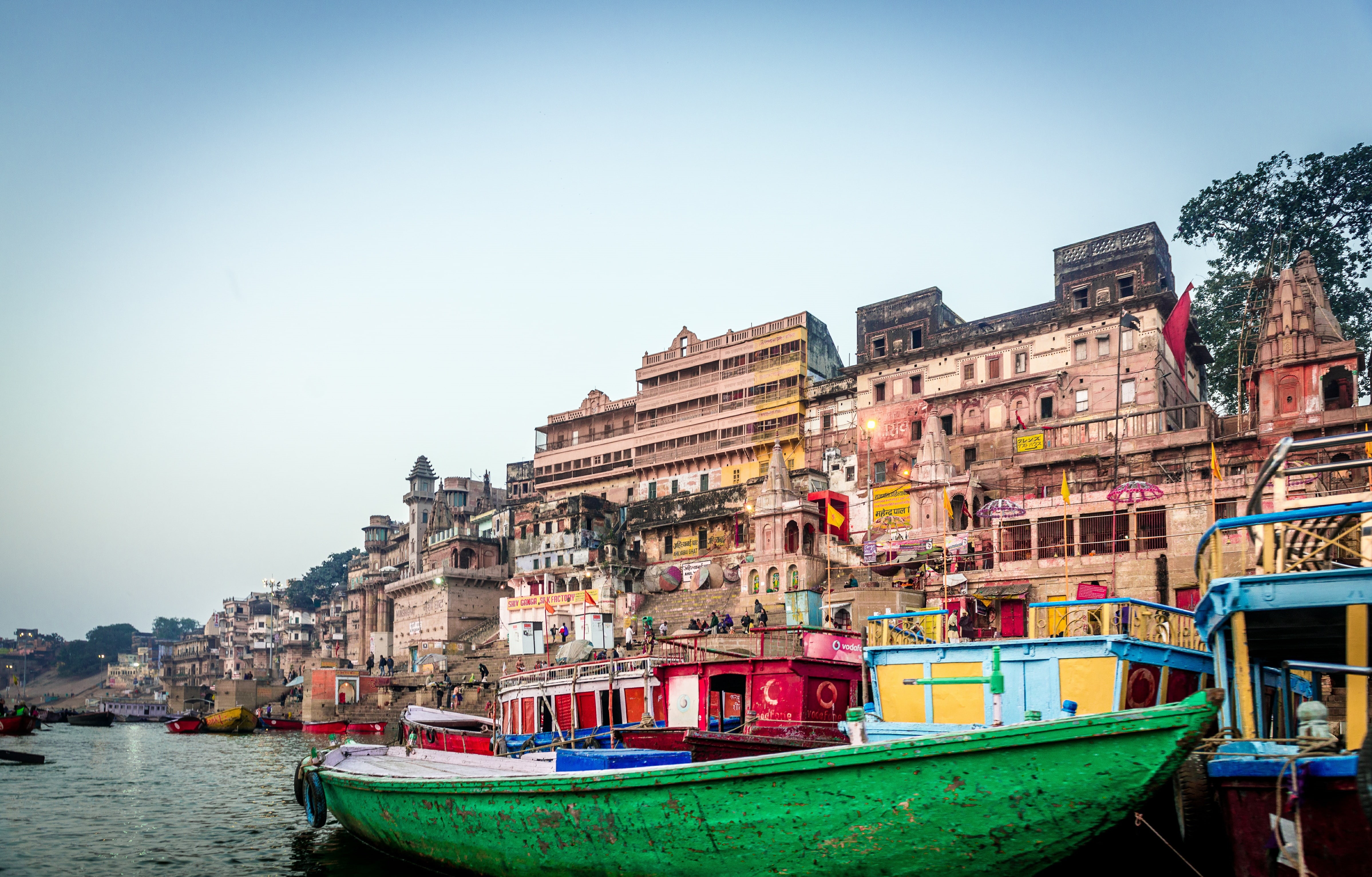 Ganges, India, 4K, Varanasi, River Ganges, The Ganges River, Boat, HD Wallpaper