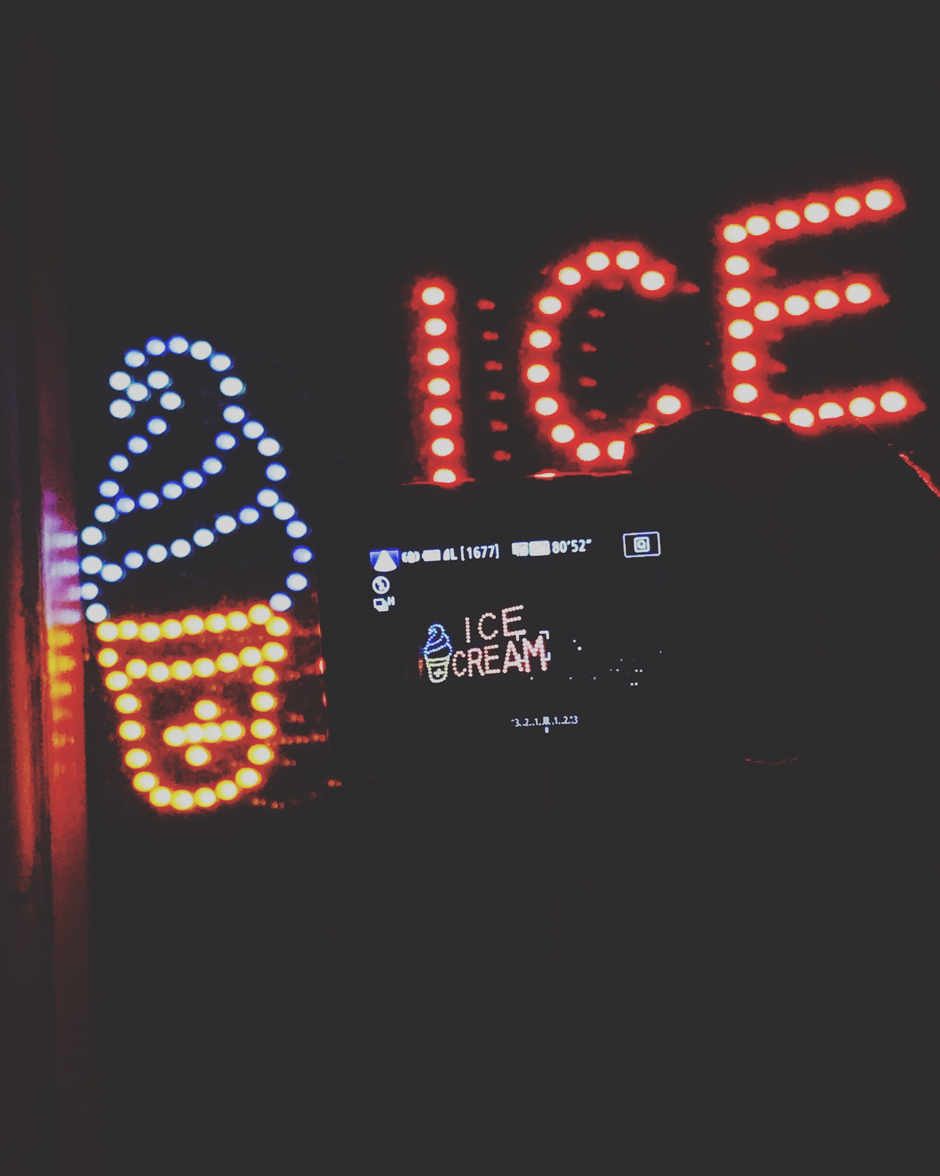 night, glowing, sign, lights, information, boys, built structure, text, cool, united states, lightroom, glow, arts culture and entertainment, indoors, vsco, Phone HD Wallpaper