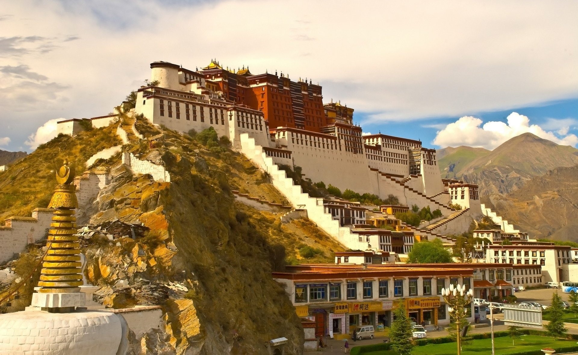 Palaces, 1080P, Potala Palace, Tibet, China, HD Wallpaper