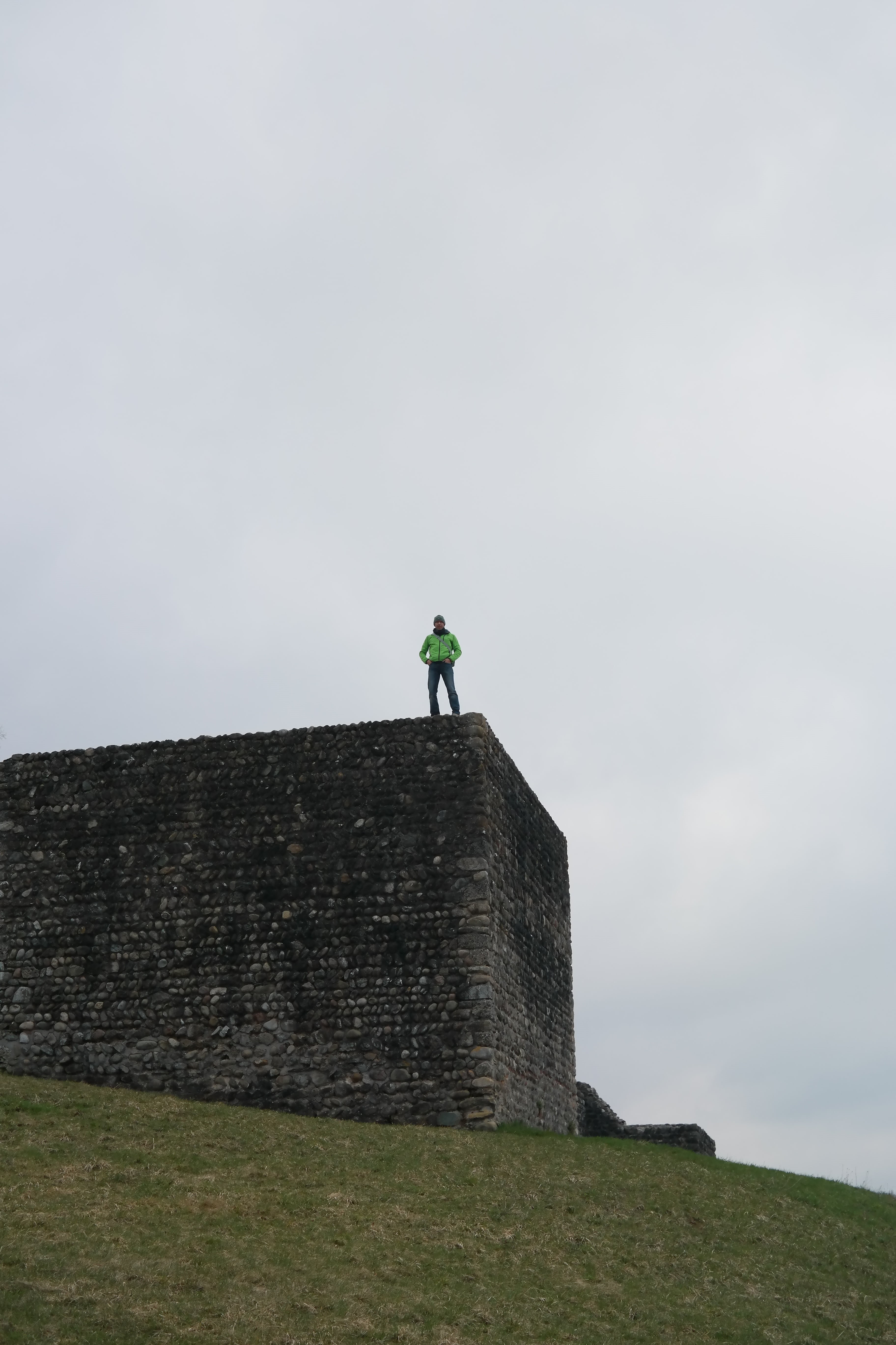 switzerland, donau-iller-rhine limes, kastell irgenhausen, nature, one person, green color, standing, history, romans, low angle view, historically, full length, Phone HD Wallpaper