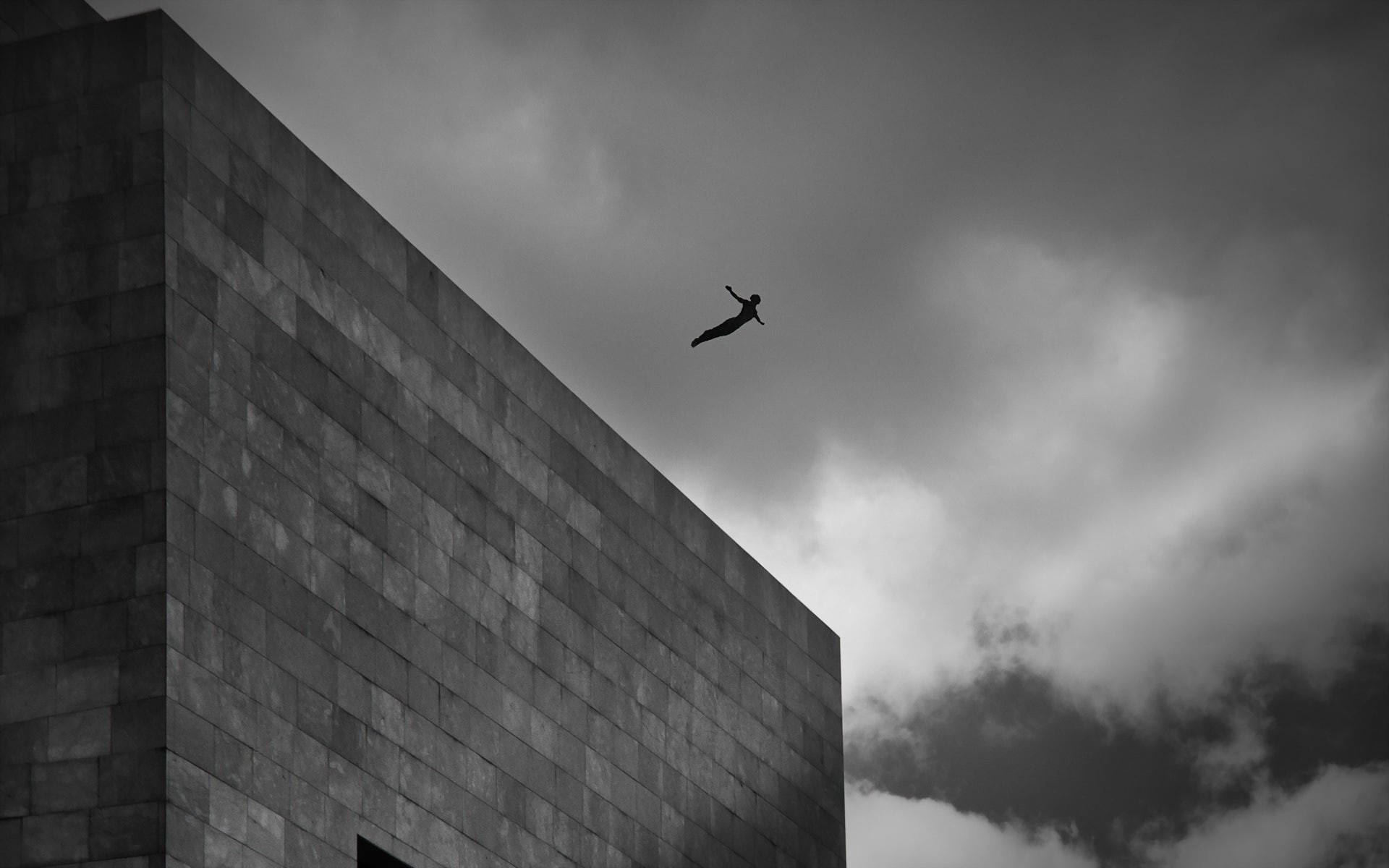 arquitectura, 1080P, freedom, jumper, humano, HD Wallpaper