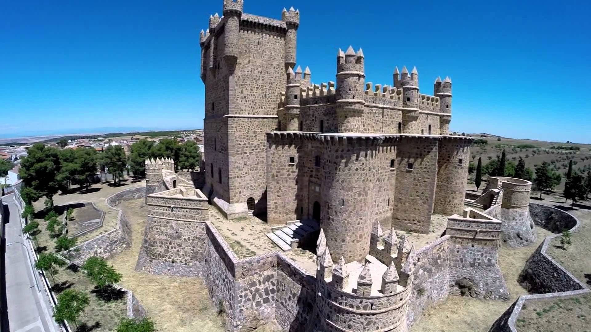 guadamur, 1080P, castillo, arquitectura, HD Wallpaper