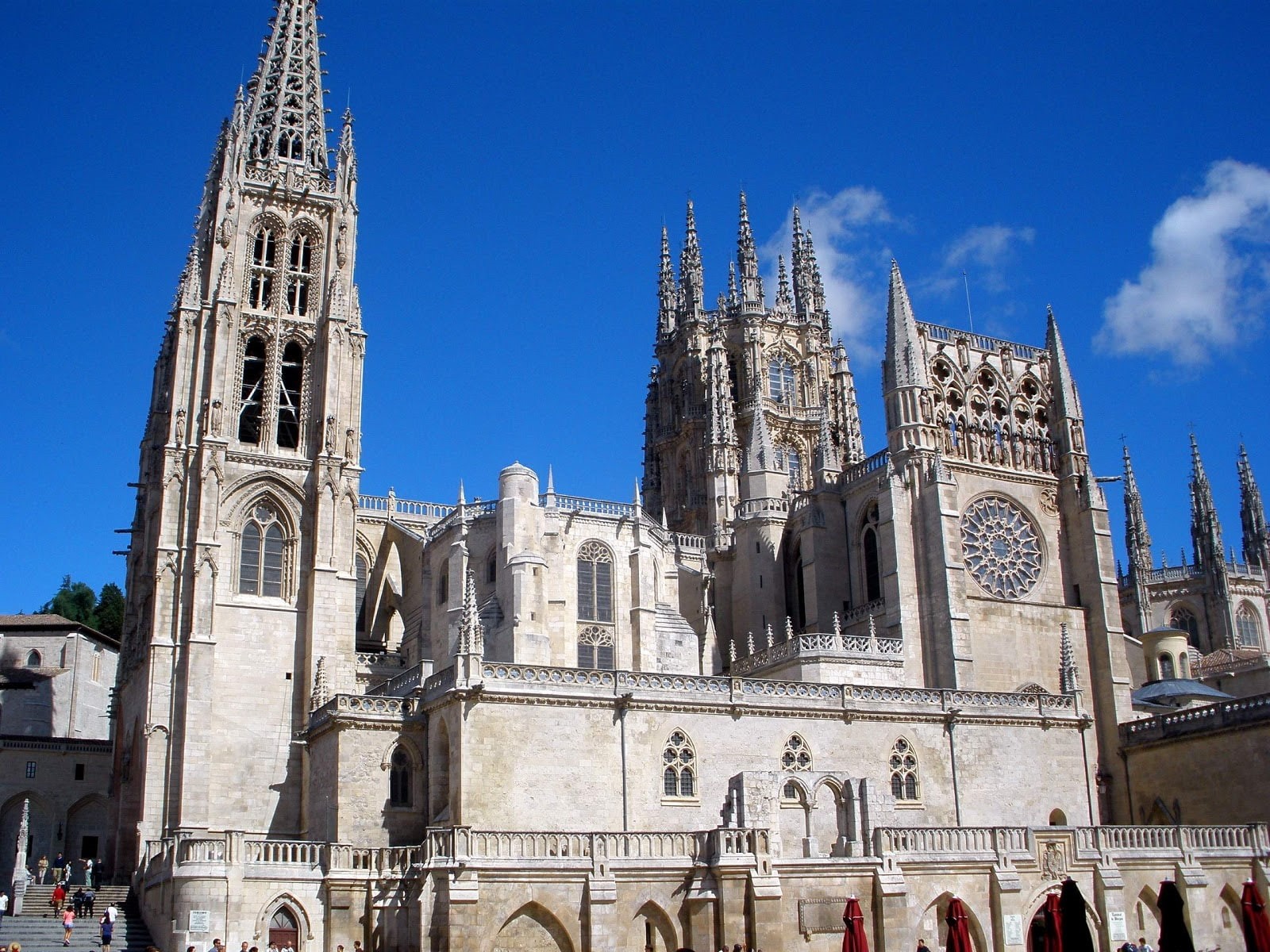 spirituality, tower, travel destinations, place of worship, spire, burgos, gothic style, arquitectura, sky, architecture, built structure, religion, nature, HD Wallpaper