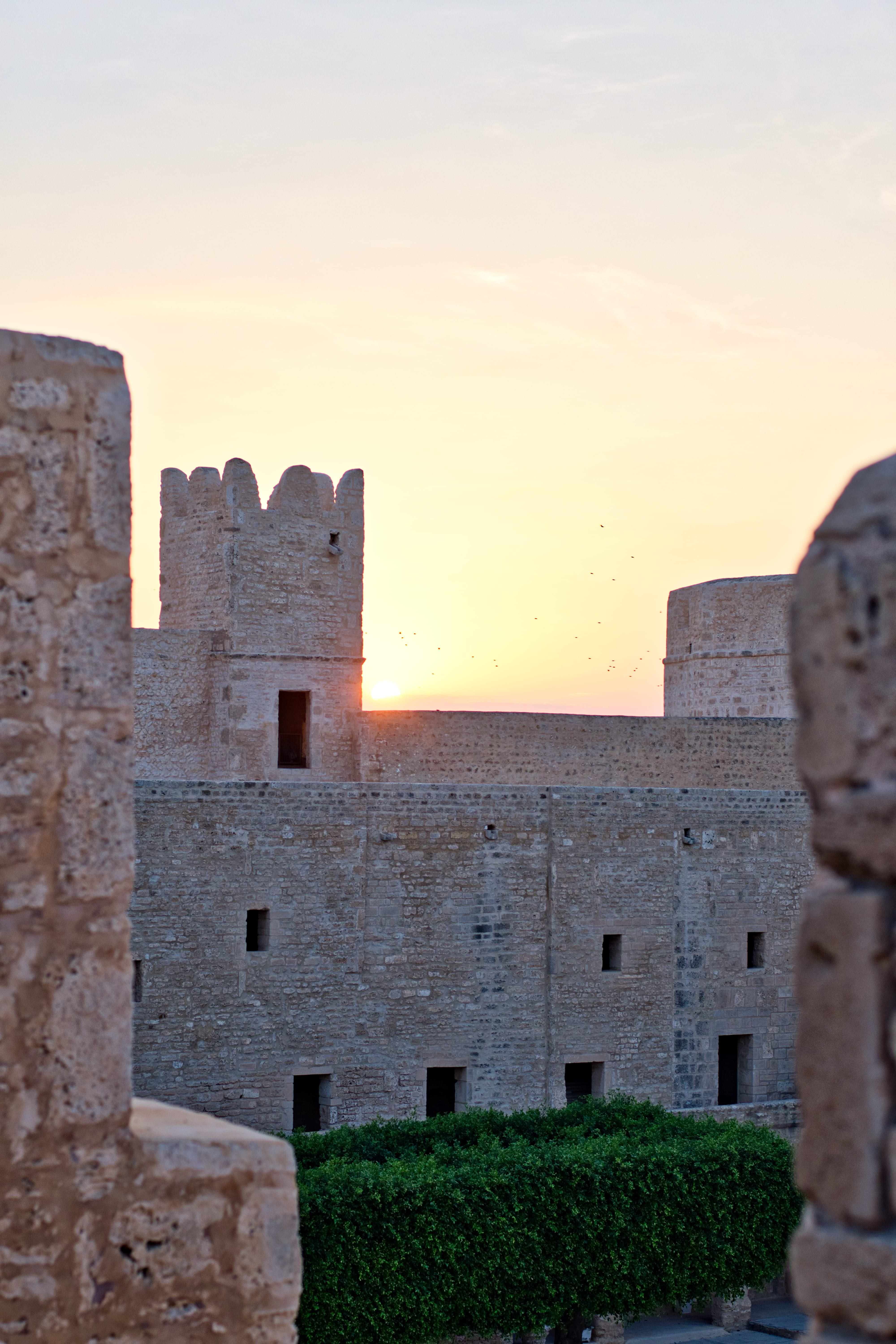 fortified wall, golden sun, sun, outdoors, travel destinations, sky, day, sunrise, tower, outdoor, landmark, city, fortification, history, castle, 5K, Phone HD Wallpaper