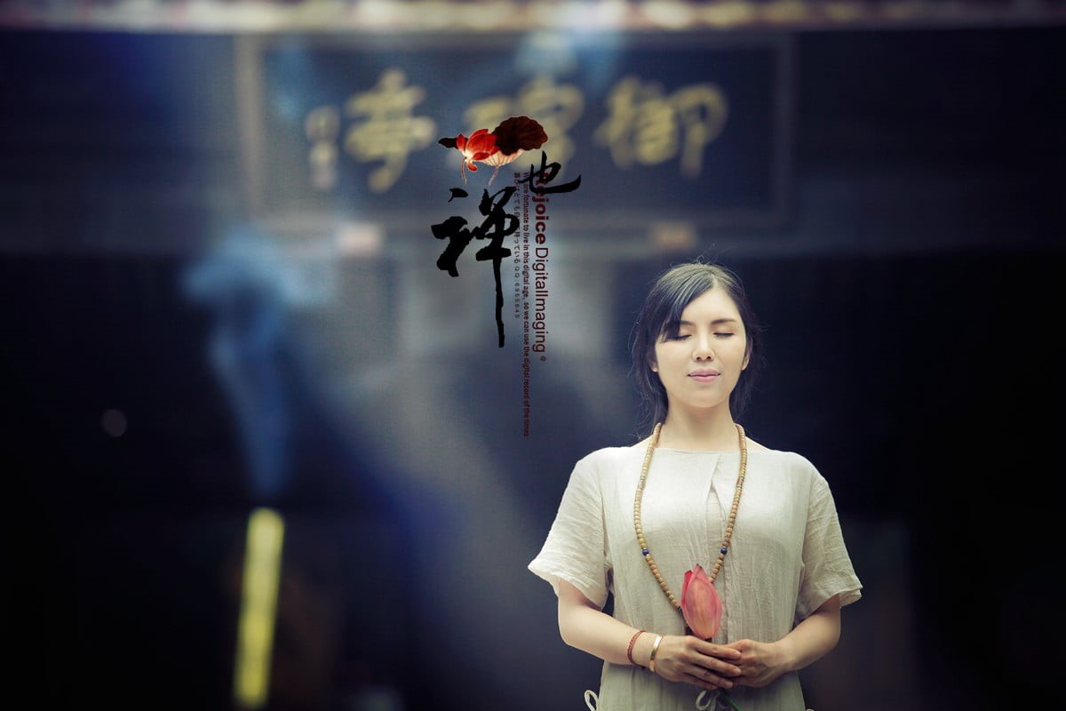 s, meditation, consumerism, white, Asian, waist up, beautiful woman, beauty, looking, holding, dress, shirt, 480P, adult, China, Chinese, arts culture and entertainment, HD Wallpaper