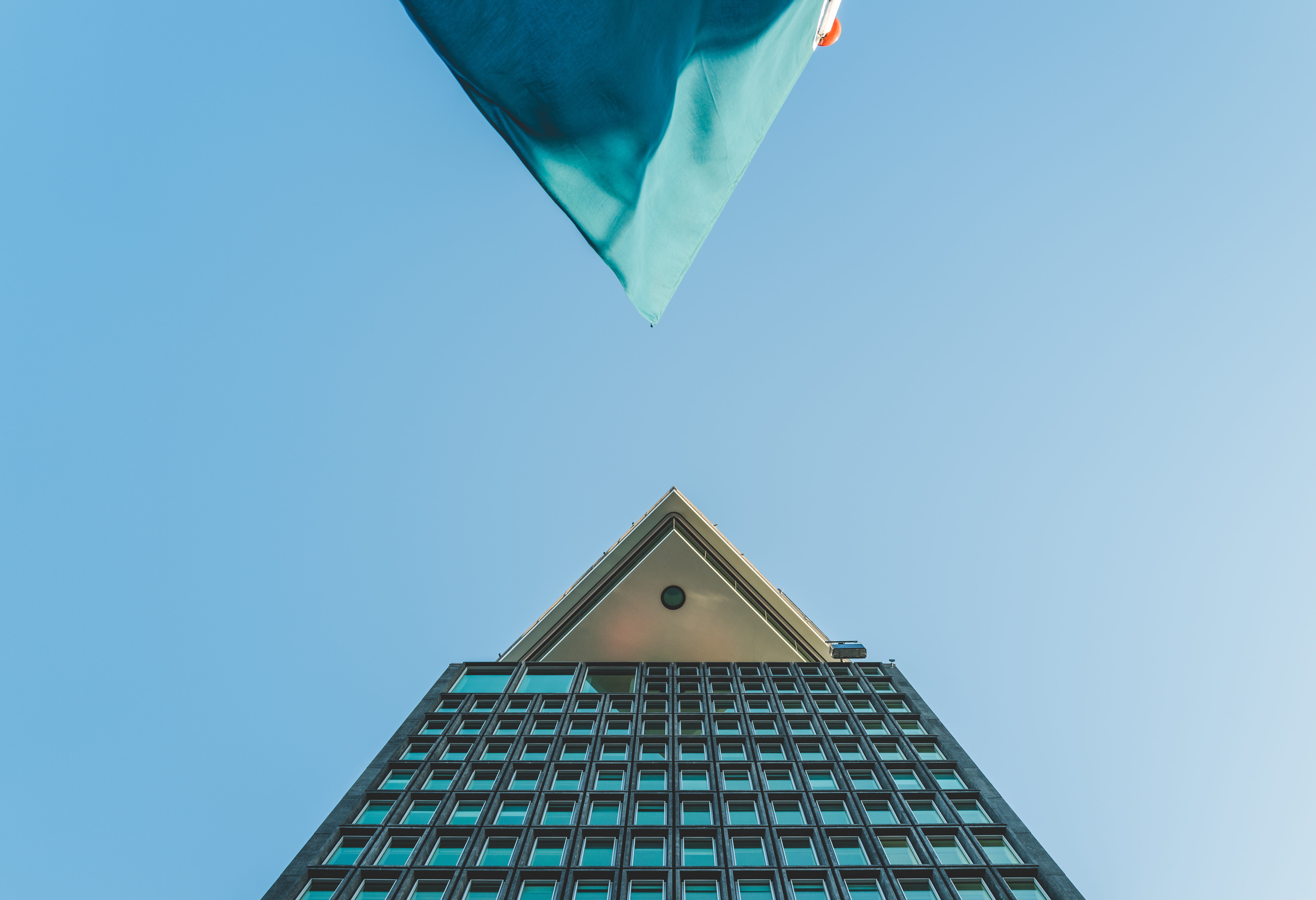 city, architecture, low angle view, triangle shape, tall - high, building exterior, rooftop, office, abstract, building, tourism, directly below, symbol, HD Wallpaper