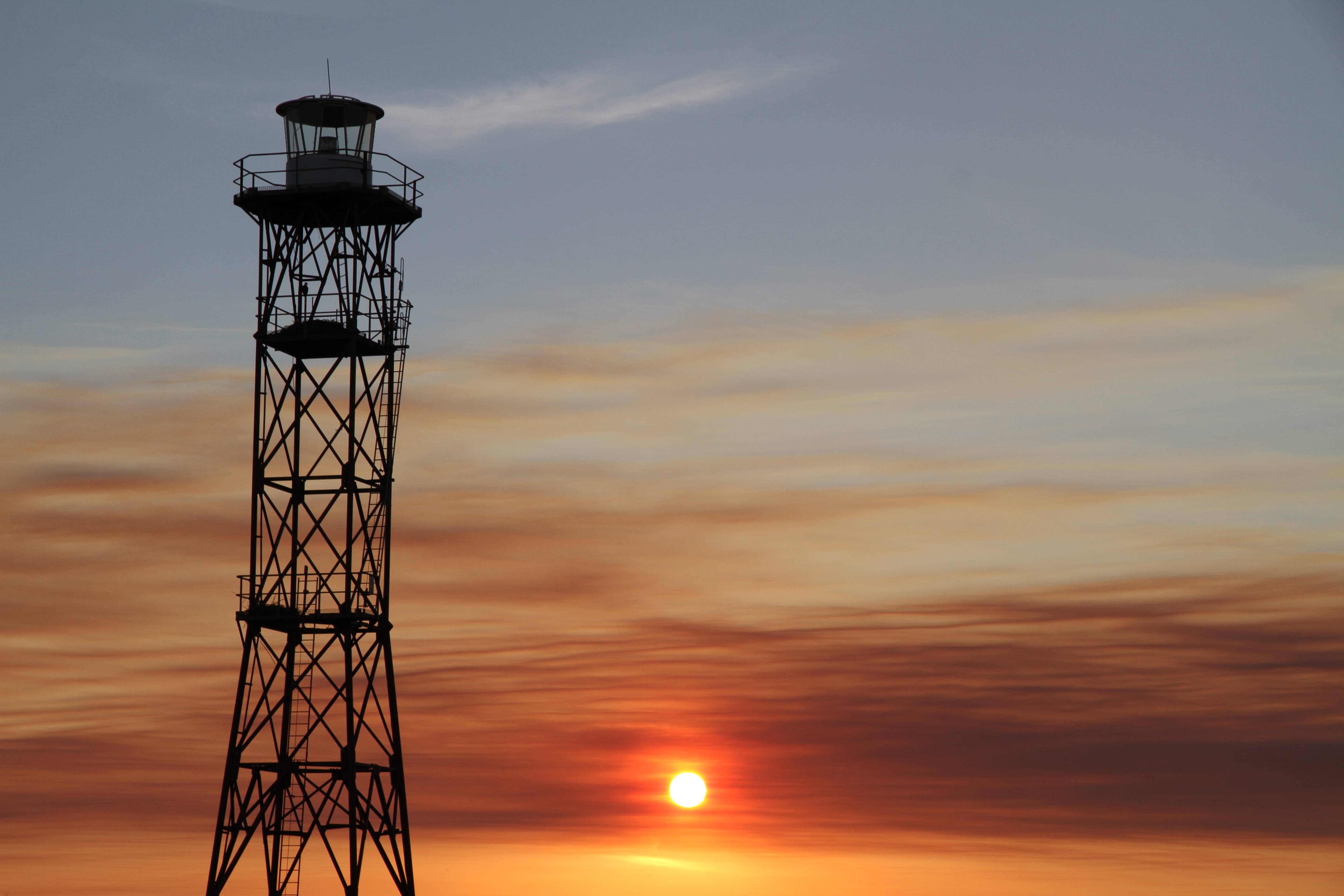 north, no people, orange color, outdoors, cloud - sky, 5K, sunset, australia, scenics - nature, technology, tower, light, security, silhouette, global communications, HD Wallpaper