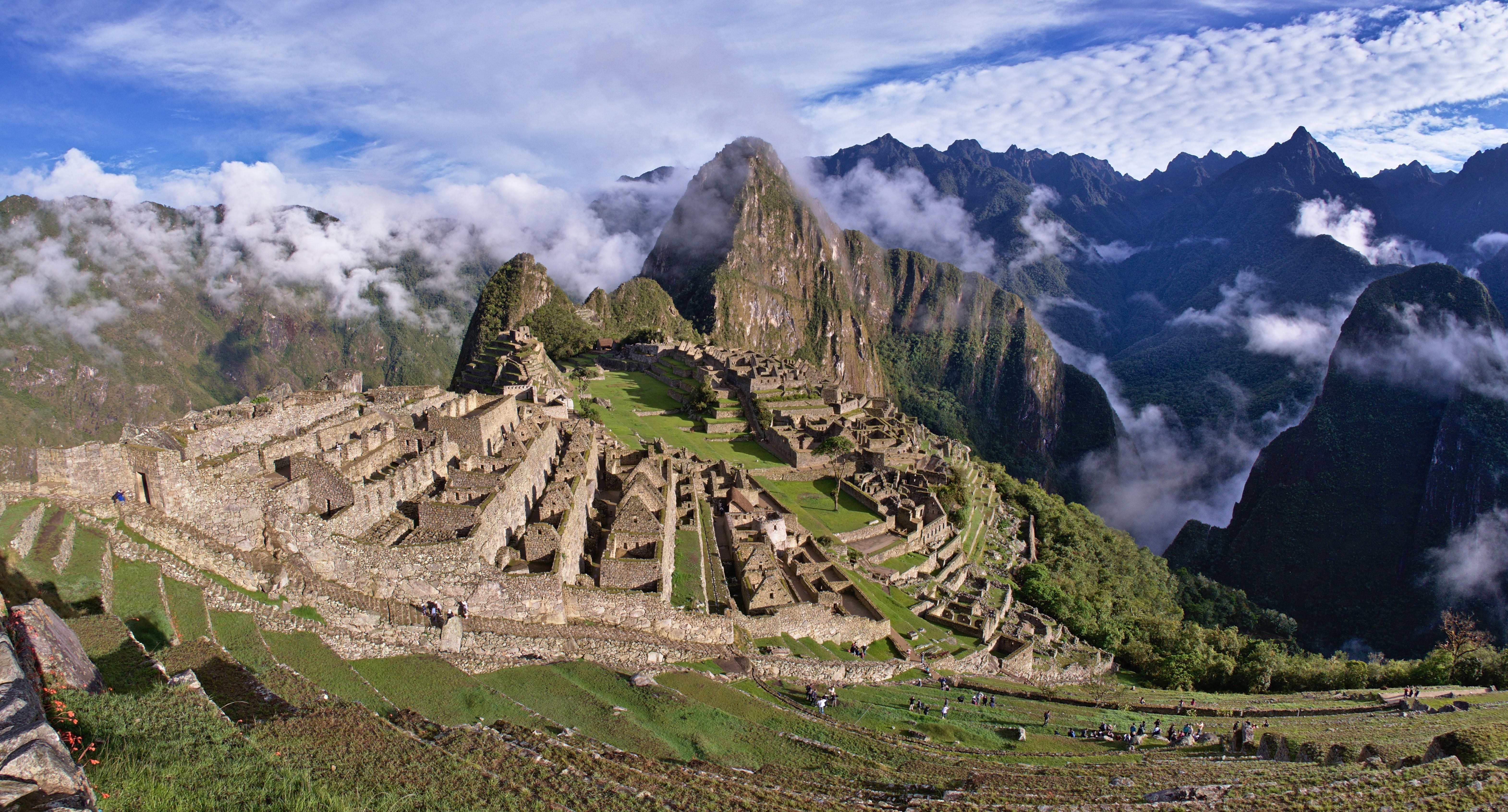 travel destinations, mountain, mountain peak, outdoors, huayna picchu, 5K, morning, nature, environment, landscape, putukusi mountain, mist, machu picchu, HD Wallpaper